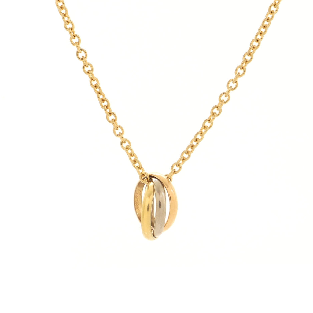 Trinity Pendant Necklace 18K Tricolor Gold