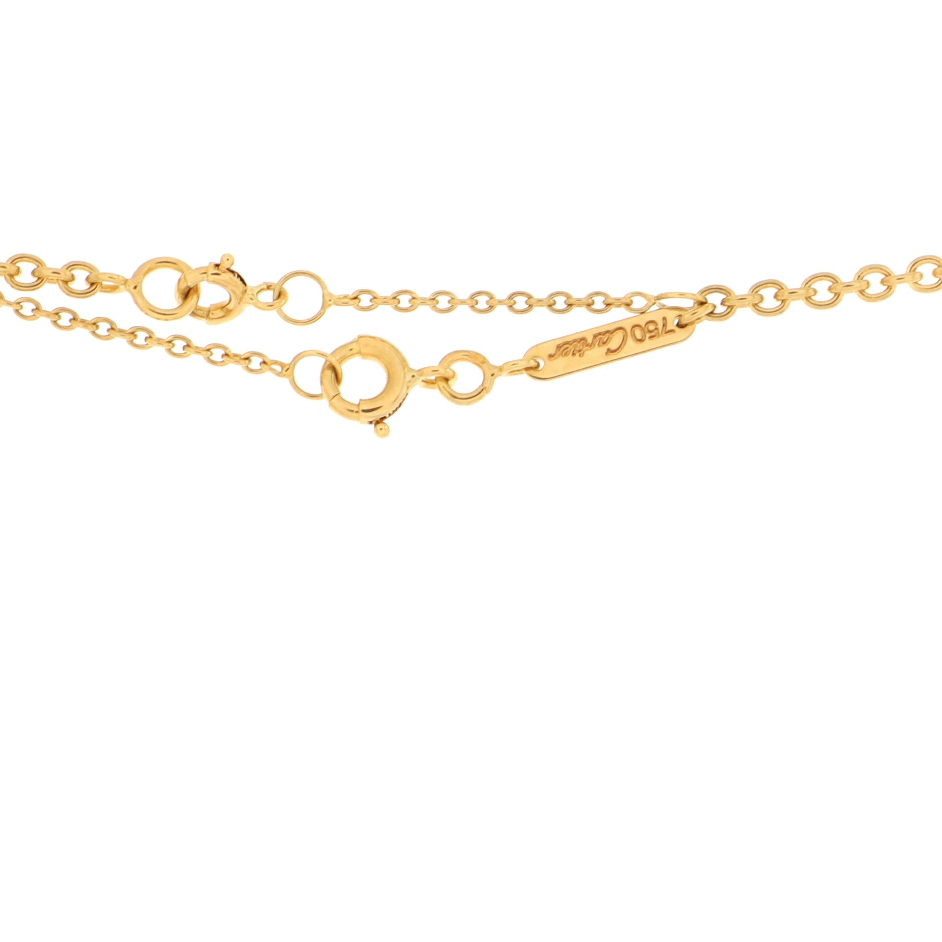 Trinity Pendant Necklace 18K Tricolor Gold