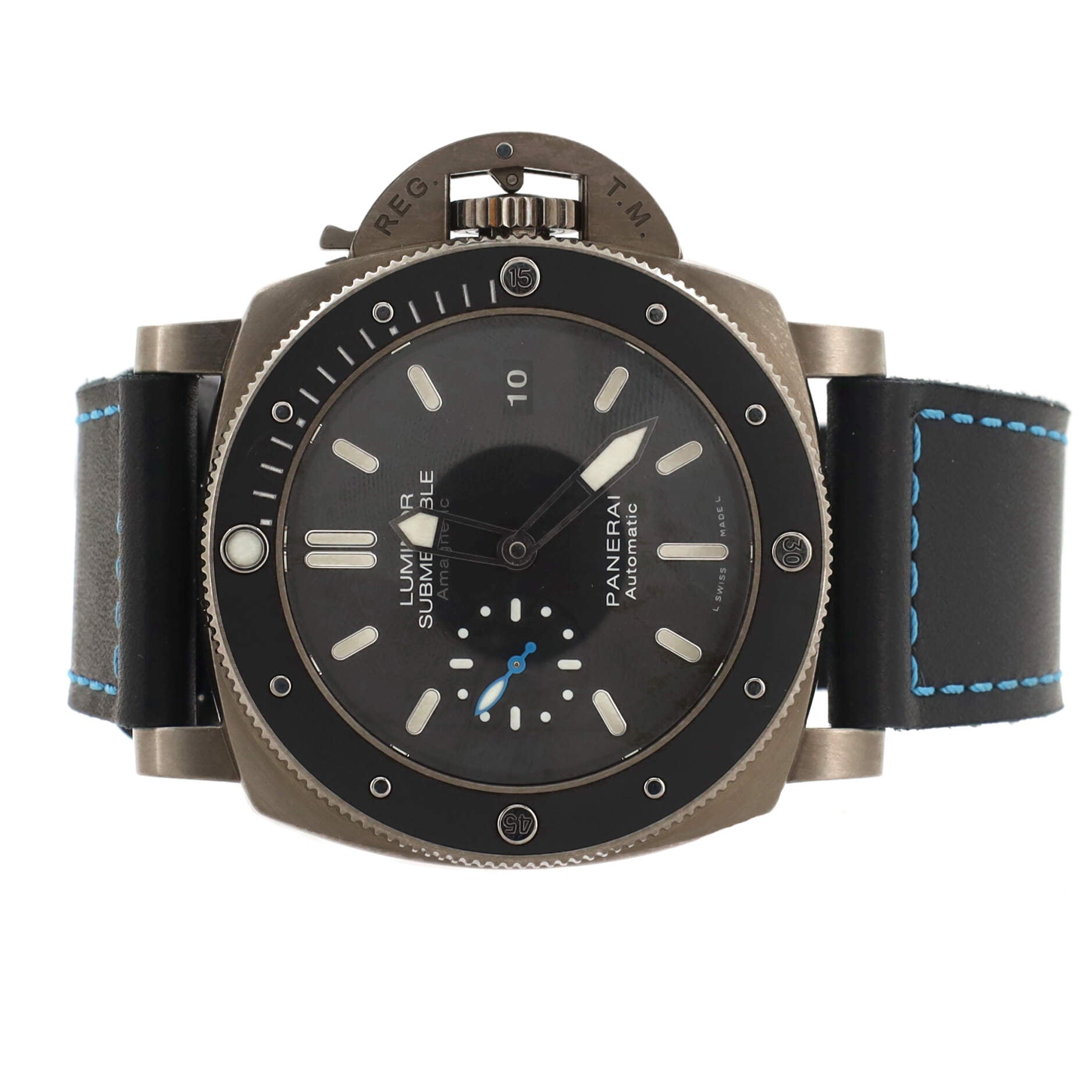 Luminor Submersible 1950 3 Days Automatic Watch Titanium and Rubber 47