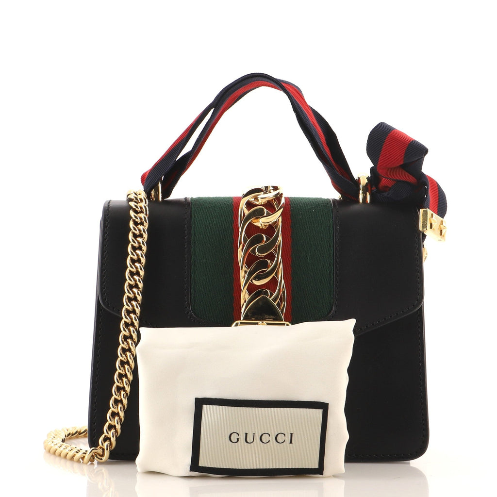 Sylvie Chain Shoulder Bag Leather Mini