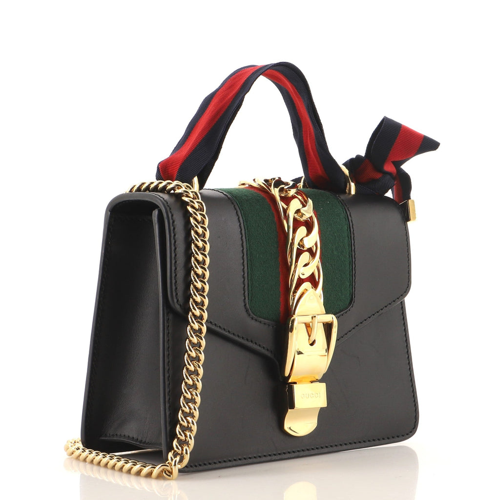 Sylvie Chain Shoulder Bag Leather Mini