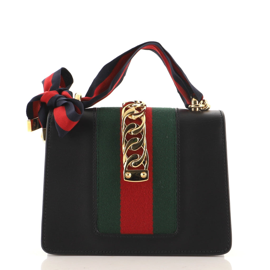Sylvie Chain Shoulder Bag Leather Mini