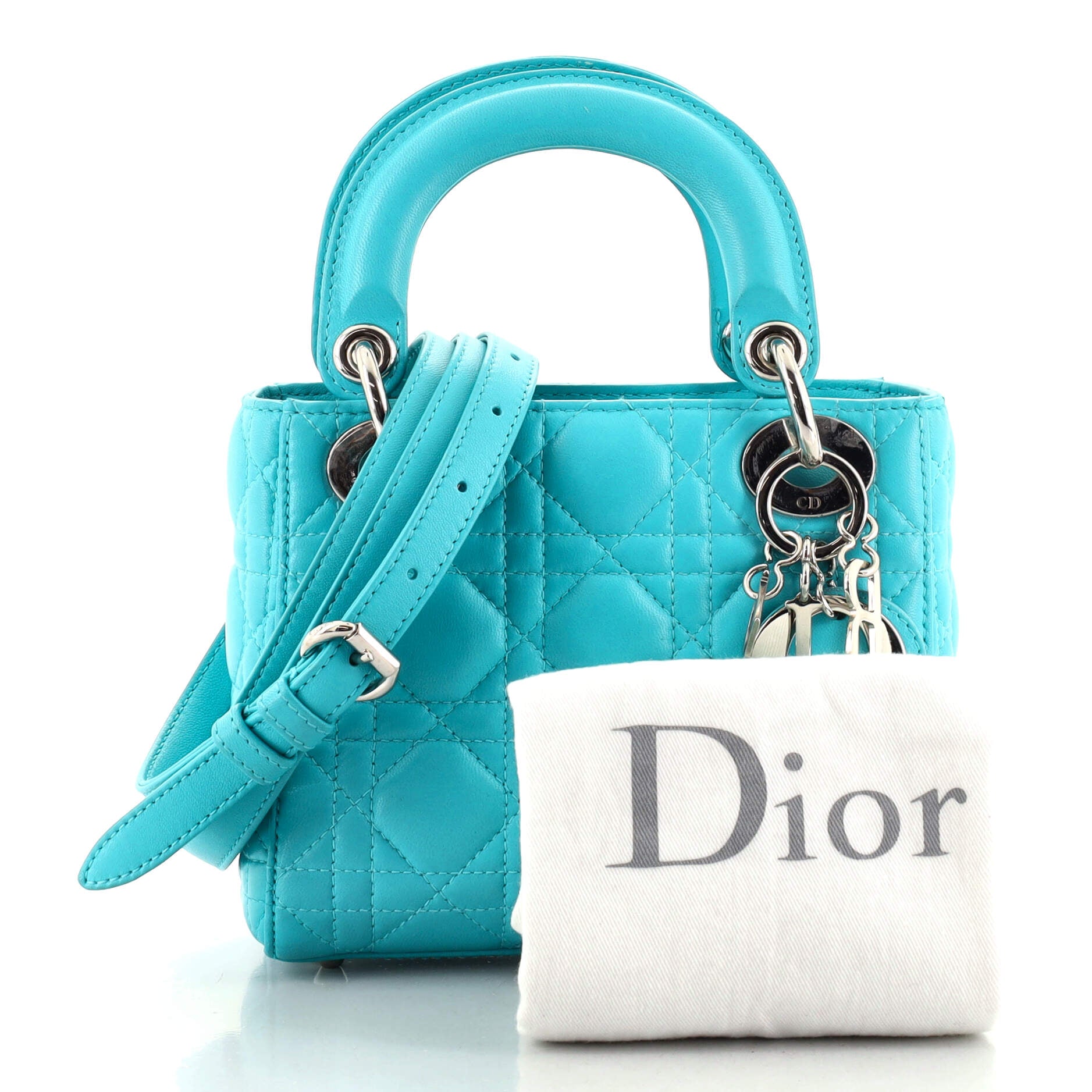 Lady Dior Bag Cannage Quilt Lambskin Mini