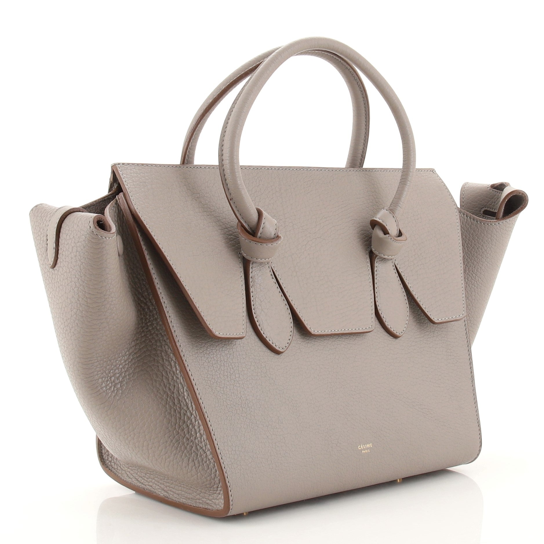 Tie Knot Tote Grainy Leather Mini