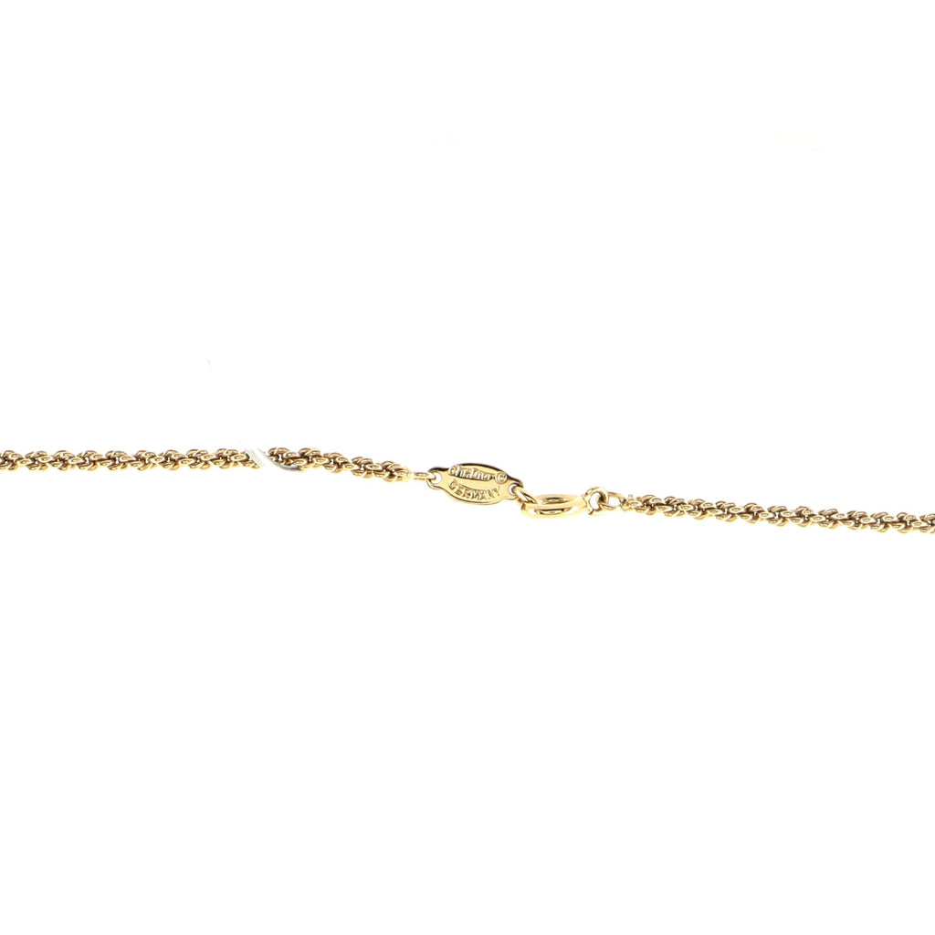 Vintage Ball Pendant Necklace Perforated Metal