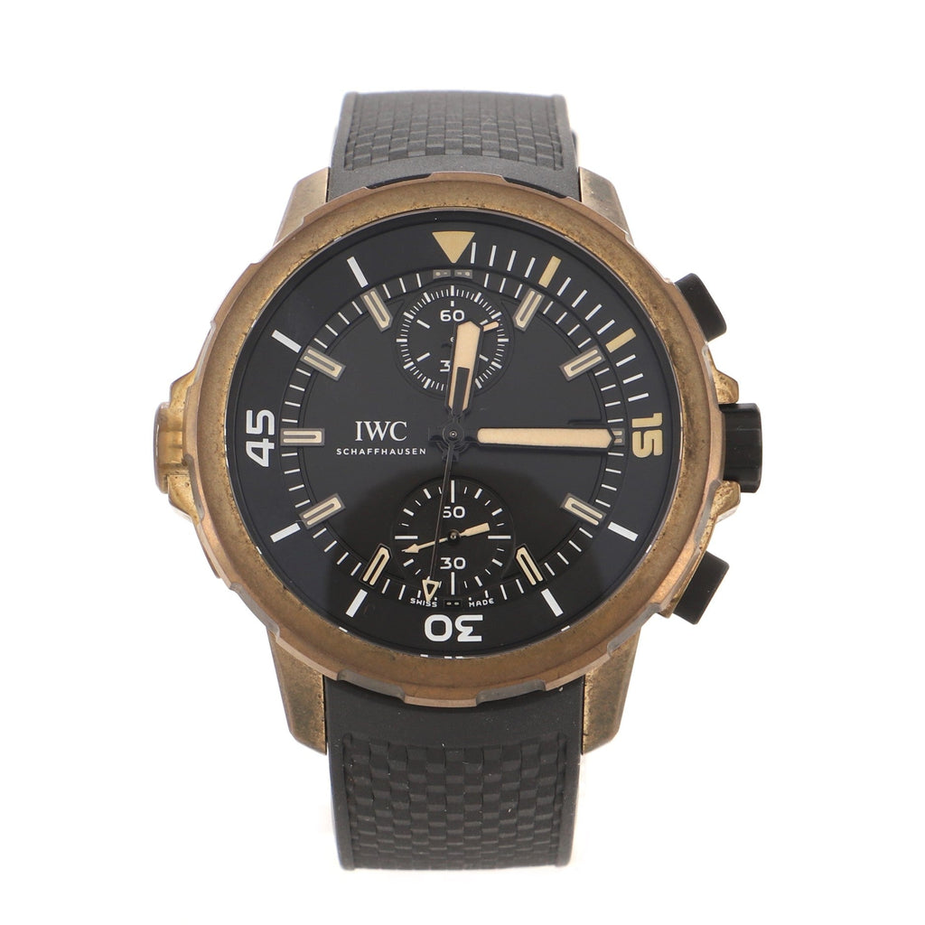 Aquatimer Expedition Charles Darwin Chronograph Automatic Watch Bronze and Rubber 44