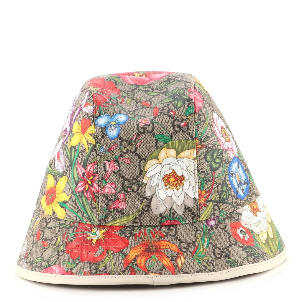 Bucket Hat Flora GG Coated Canvas XXL