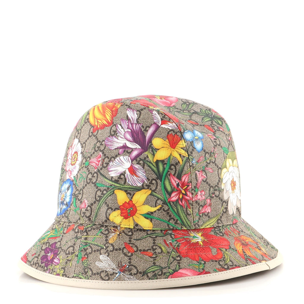 Bucket Hat Flora GG Coated Canvas XXL