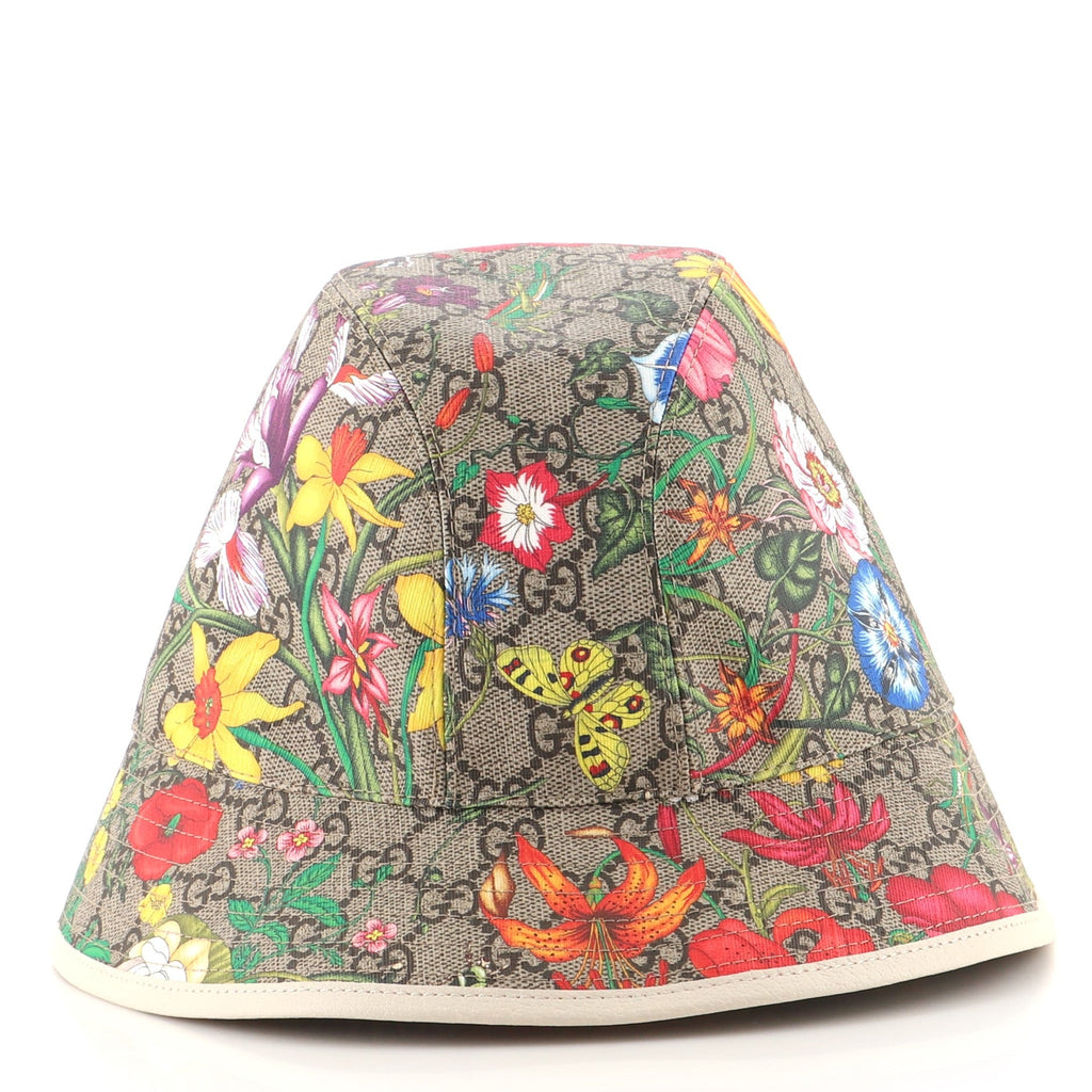 Bucket Hat Flora GG Coated Canvas XXL