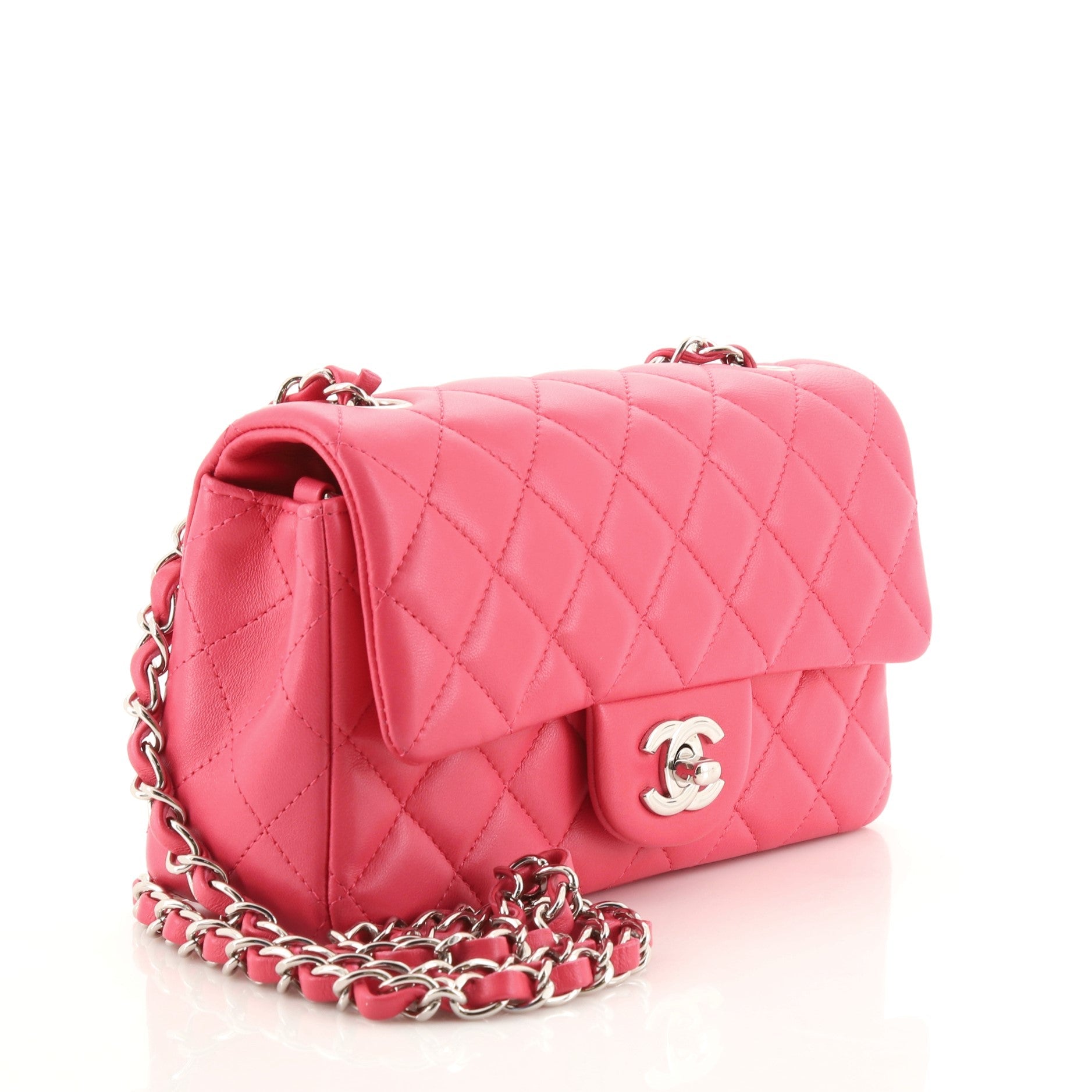 Classic Single Flap Bag Quilted Lambskin Mini