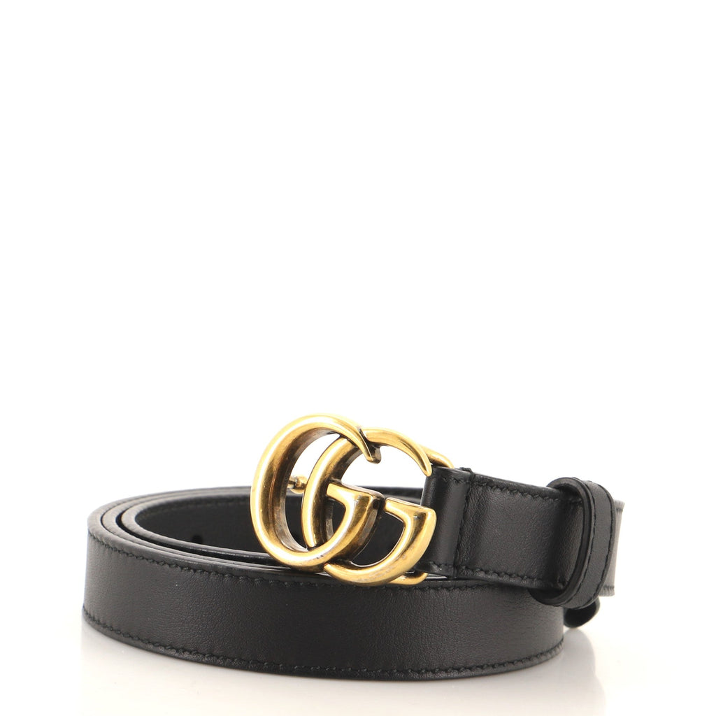 GG Marmont Belt Leather Thin 75