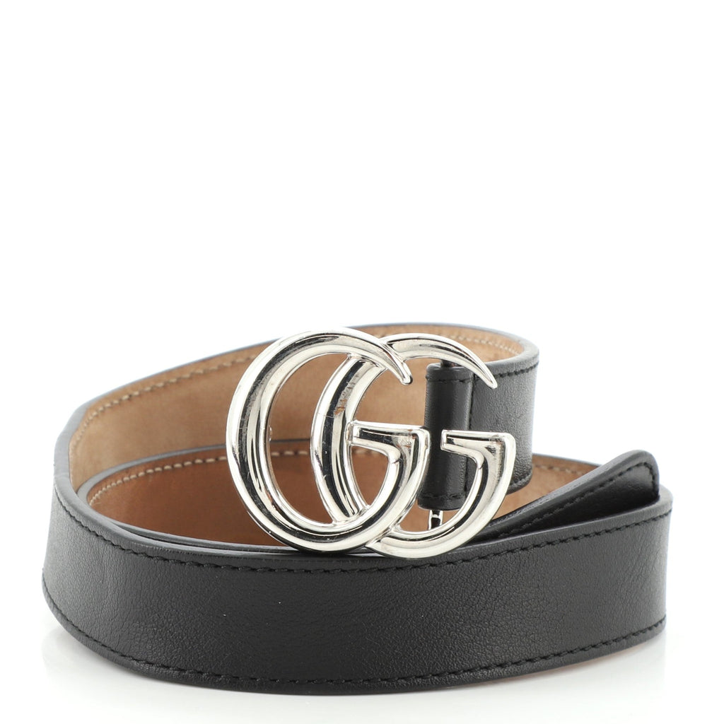 GG Marmont Belt Leather Thin 70