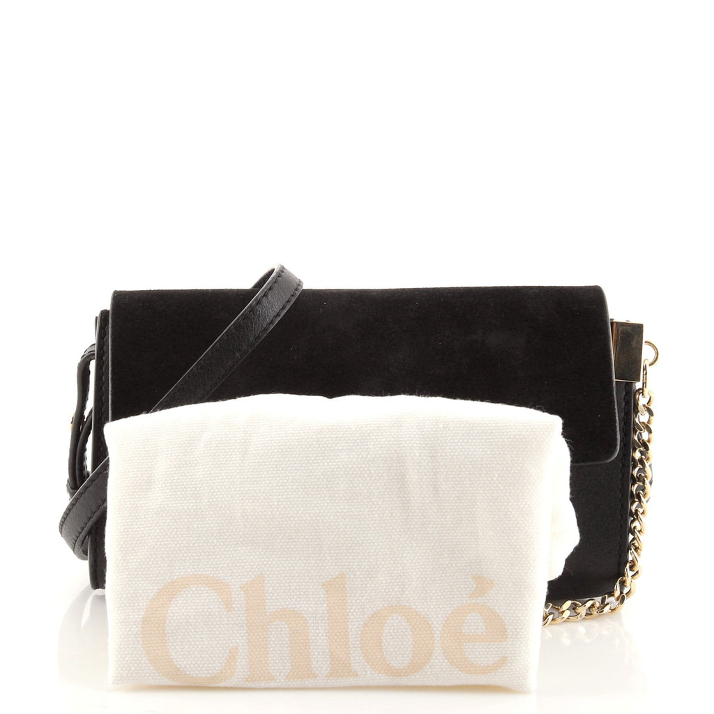 Faye Shoulder Bag Leather and Suede Mini