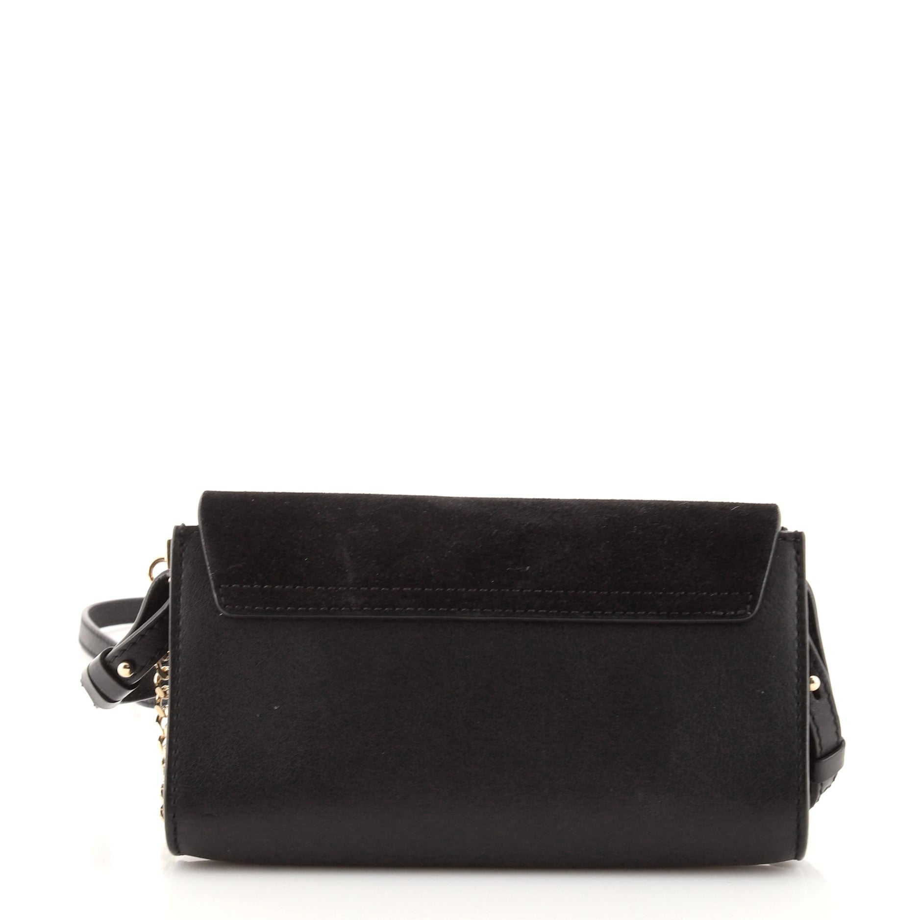 Faye Shoulder Bag Leather and Suede Mini