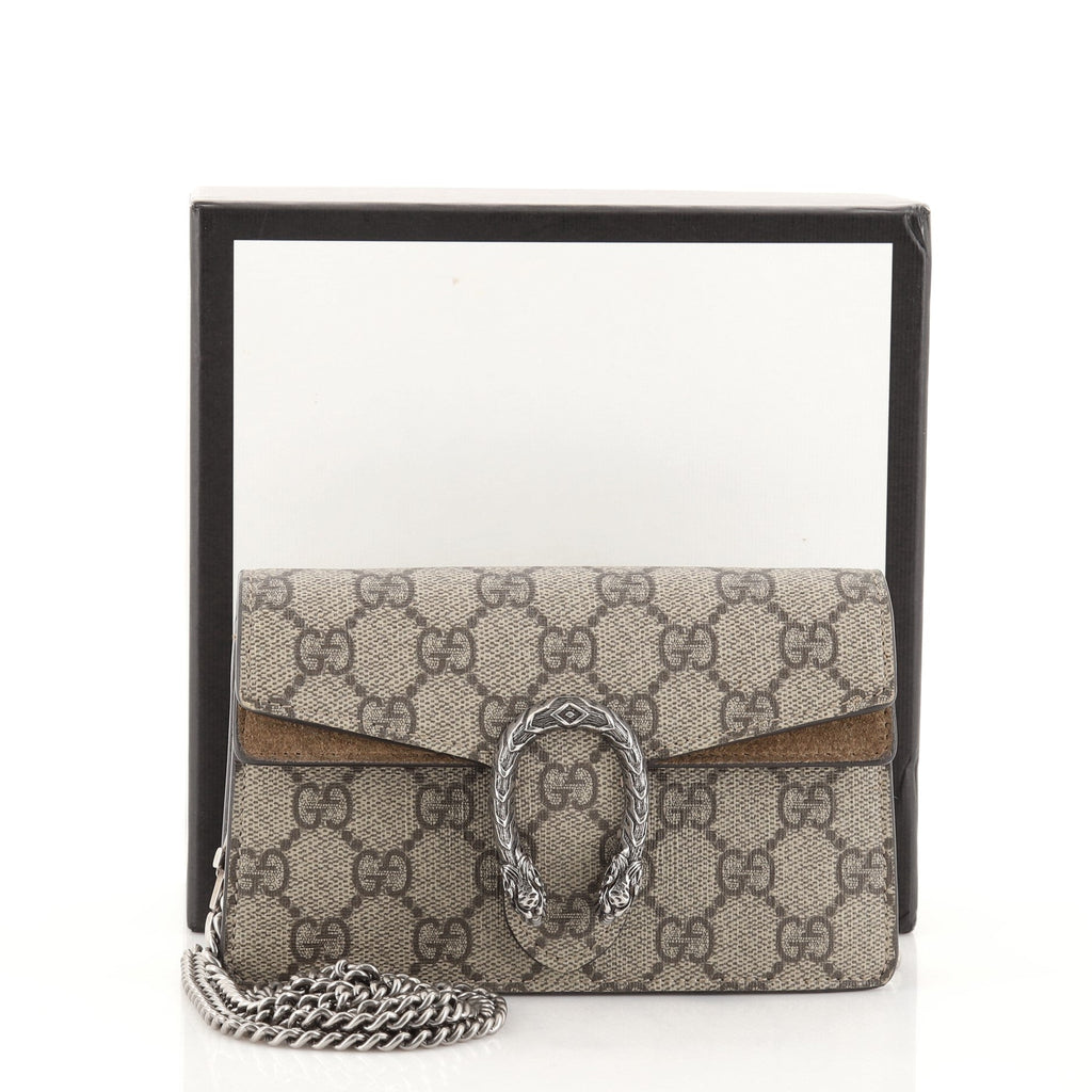 Dionysus Bag GG Coated Canvas Super Mini
