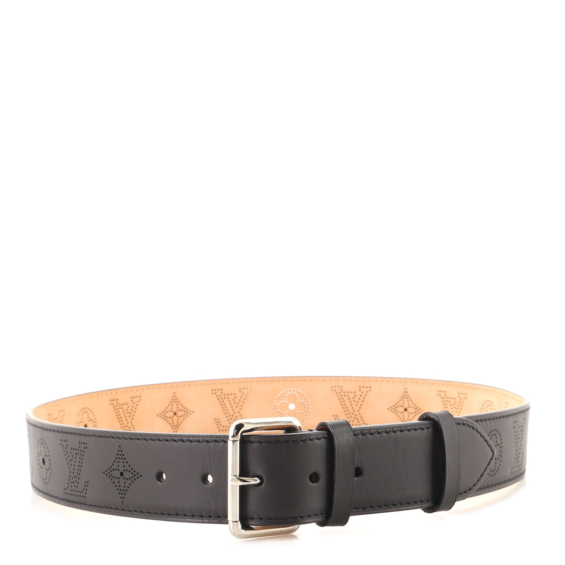 Buckle Belt Mahina Leather Wide 95