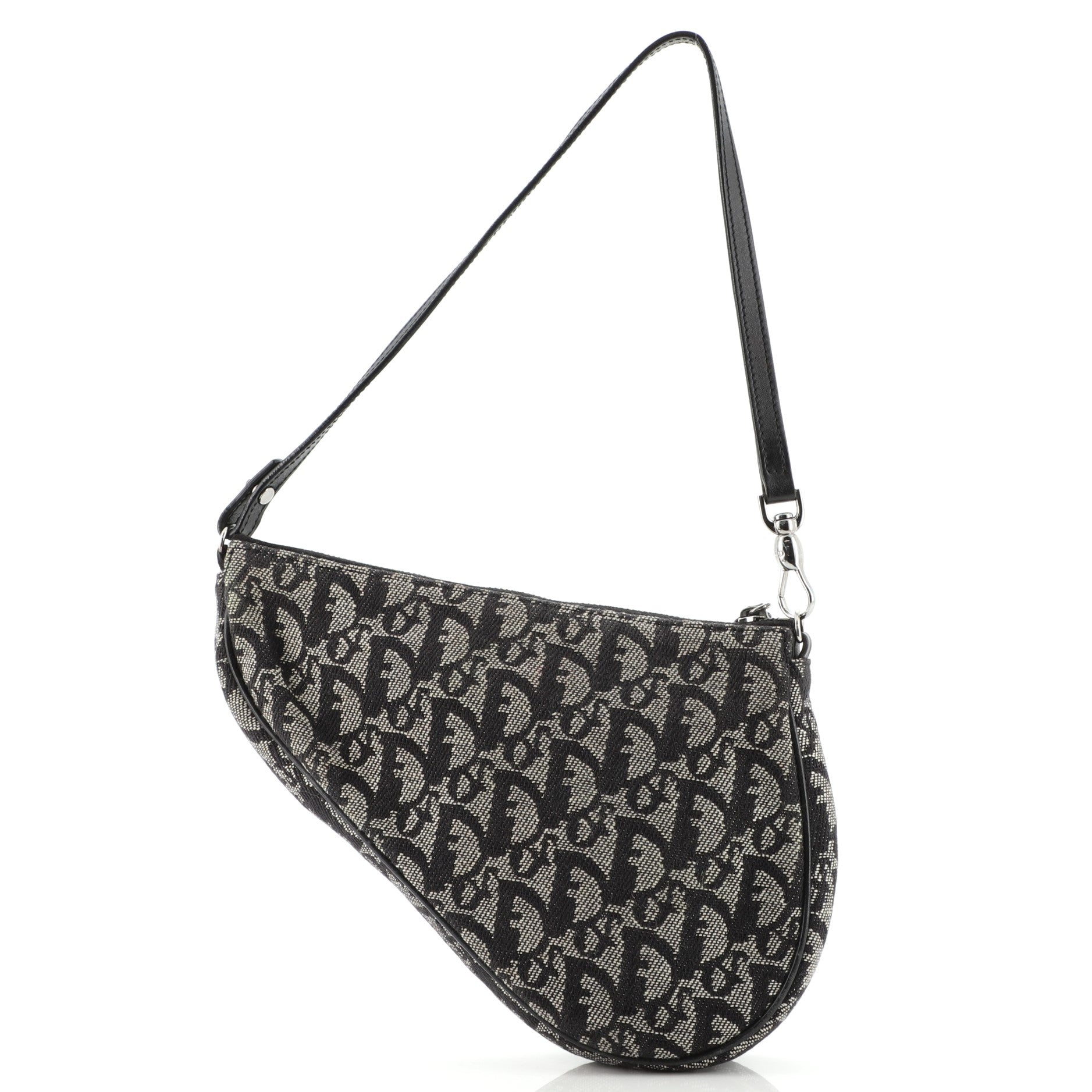 Vintage Saddle Bag Diorissimo Canvas Mini