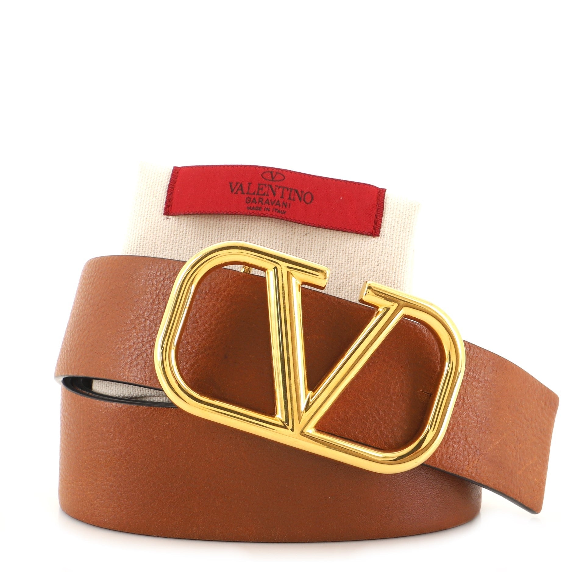 VLogo Reversible Belt Leather Wide 85