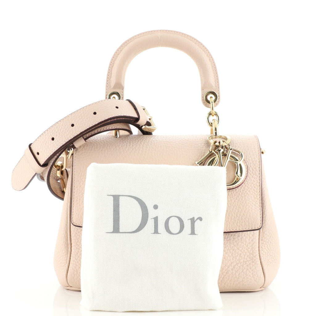 Be Dior Bag Pebbled Leather Mini