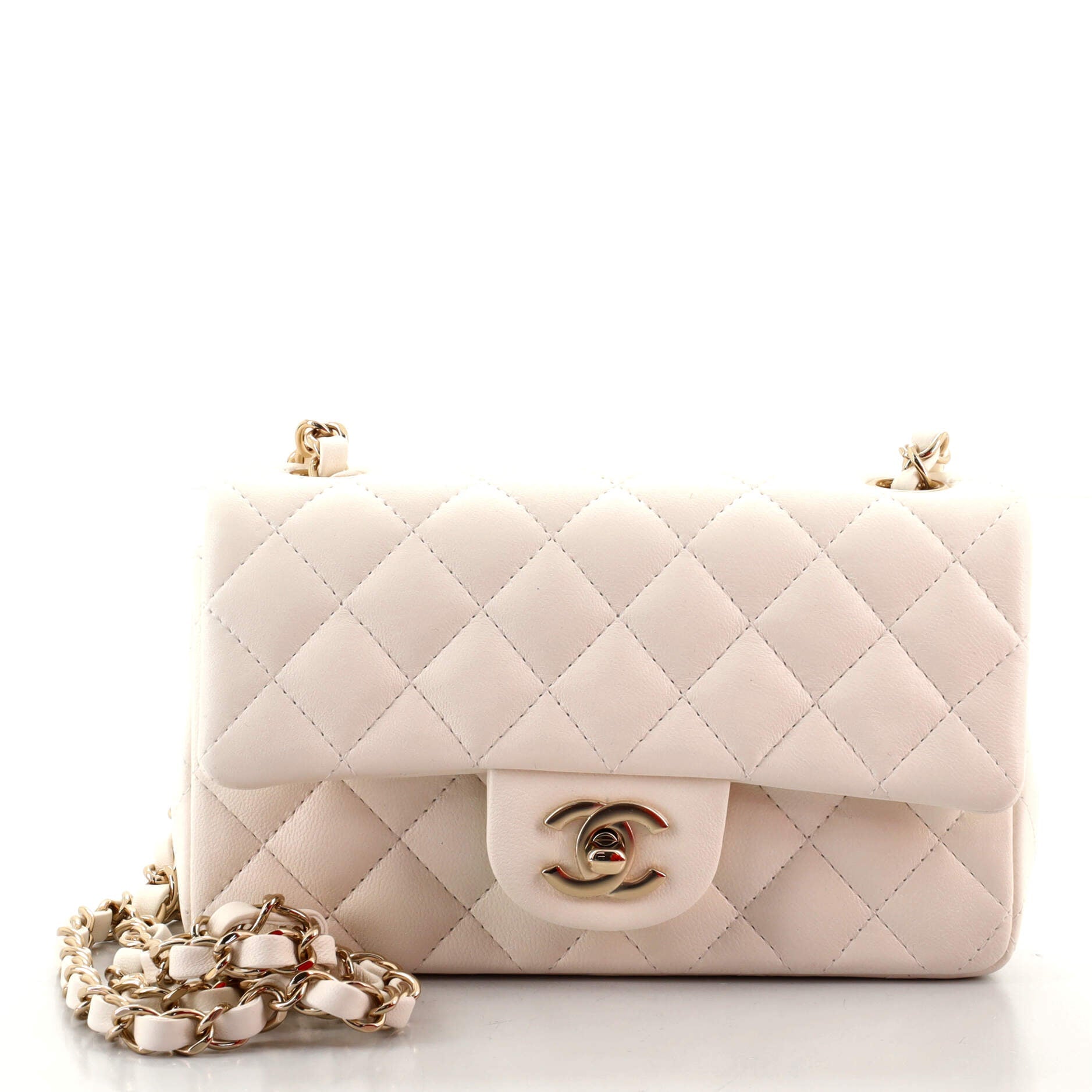 Classic Single Flap Bag Quilted Lambskin Mini