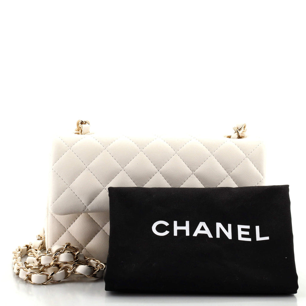 Classic Single Flap Bag Quilted Lambskin Mini