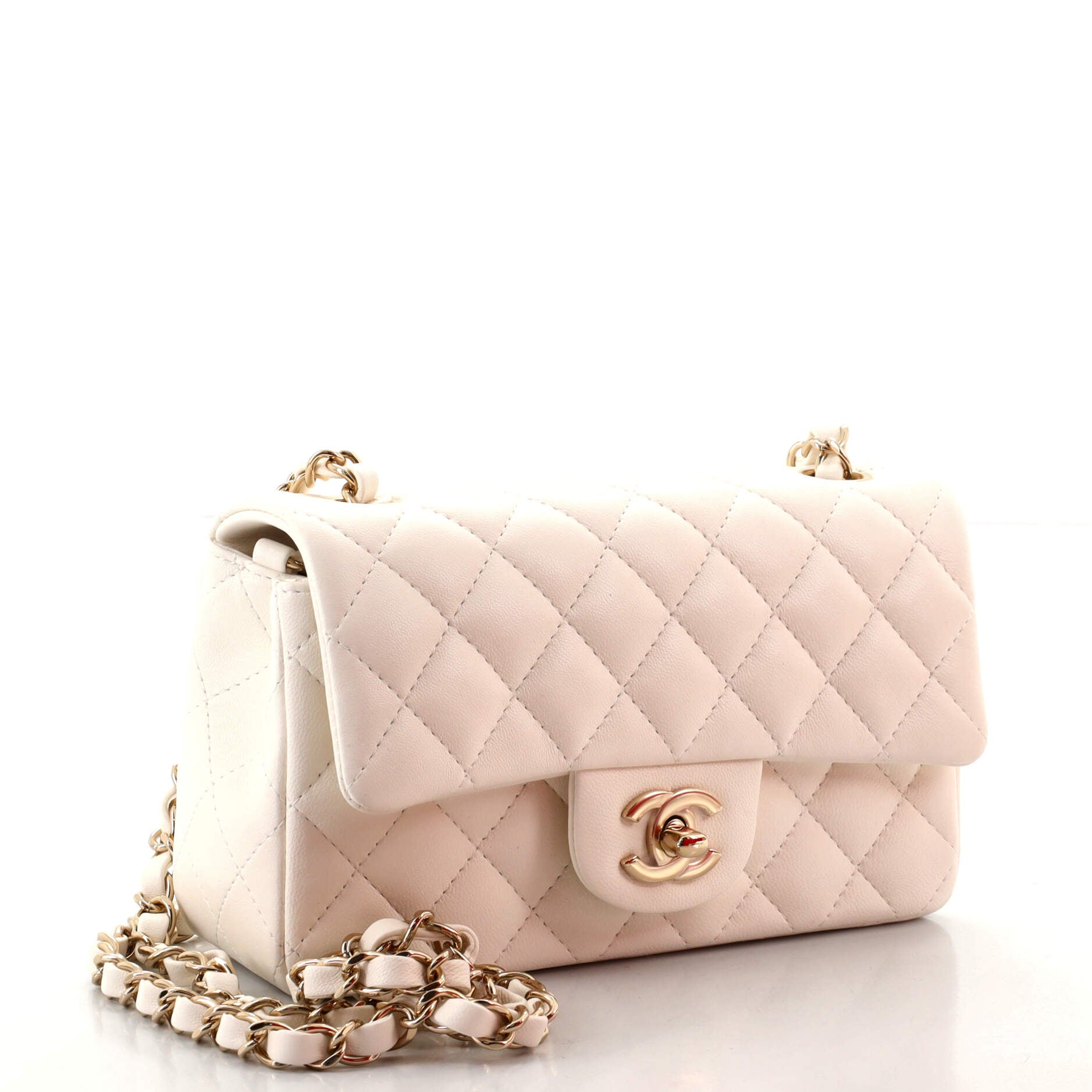 Classic Single Flap Bag Quilted Lambskin Mini