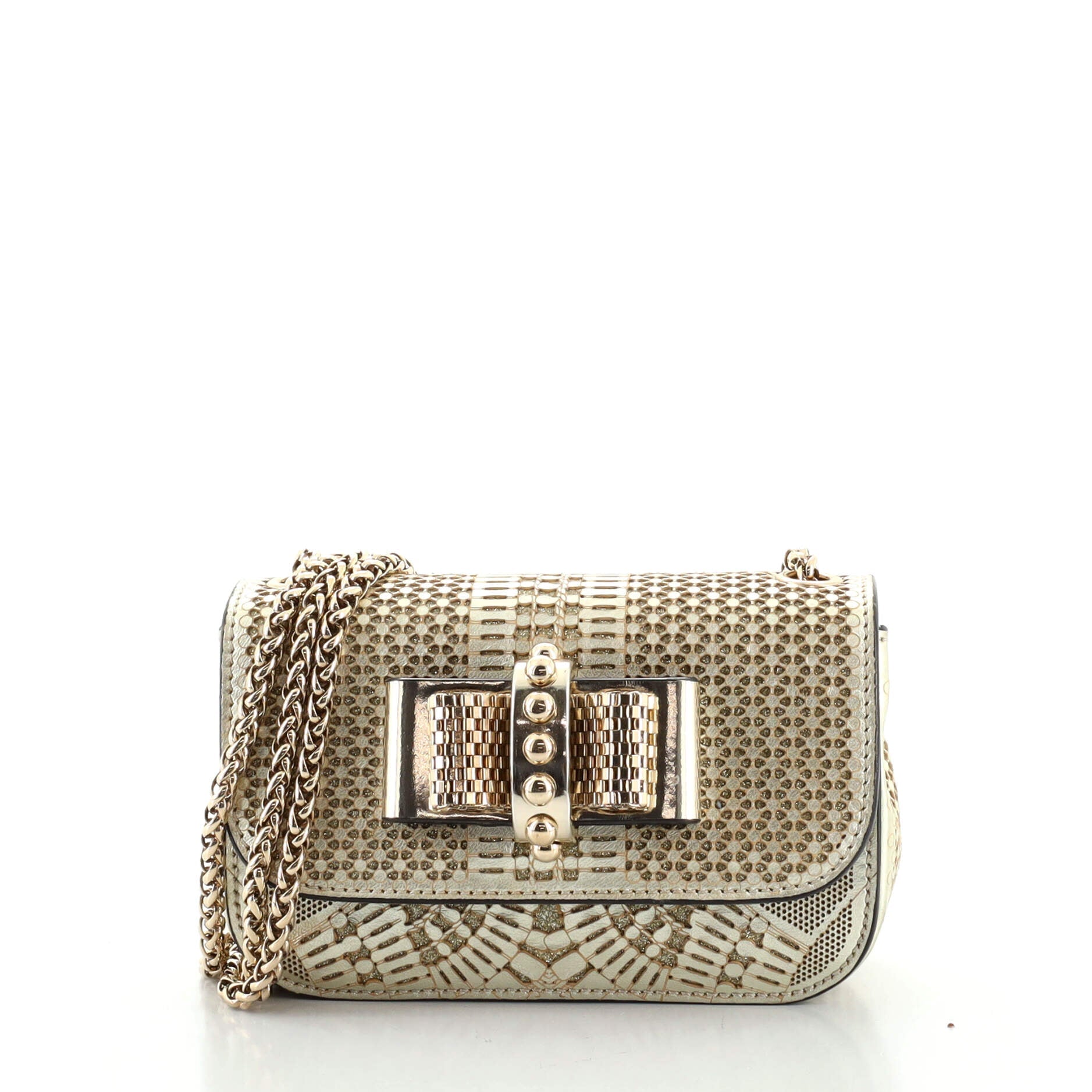 Sweet Charity Crossbody Bag Laser Cut Leather Mini