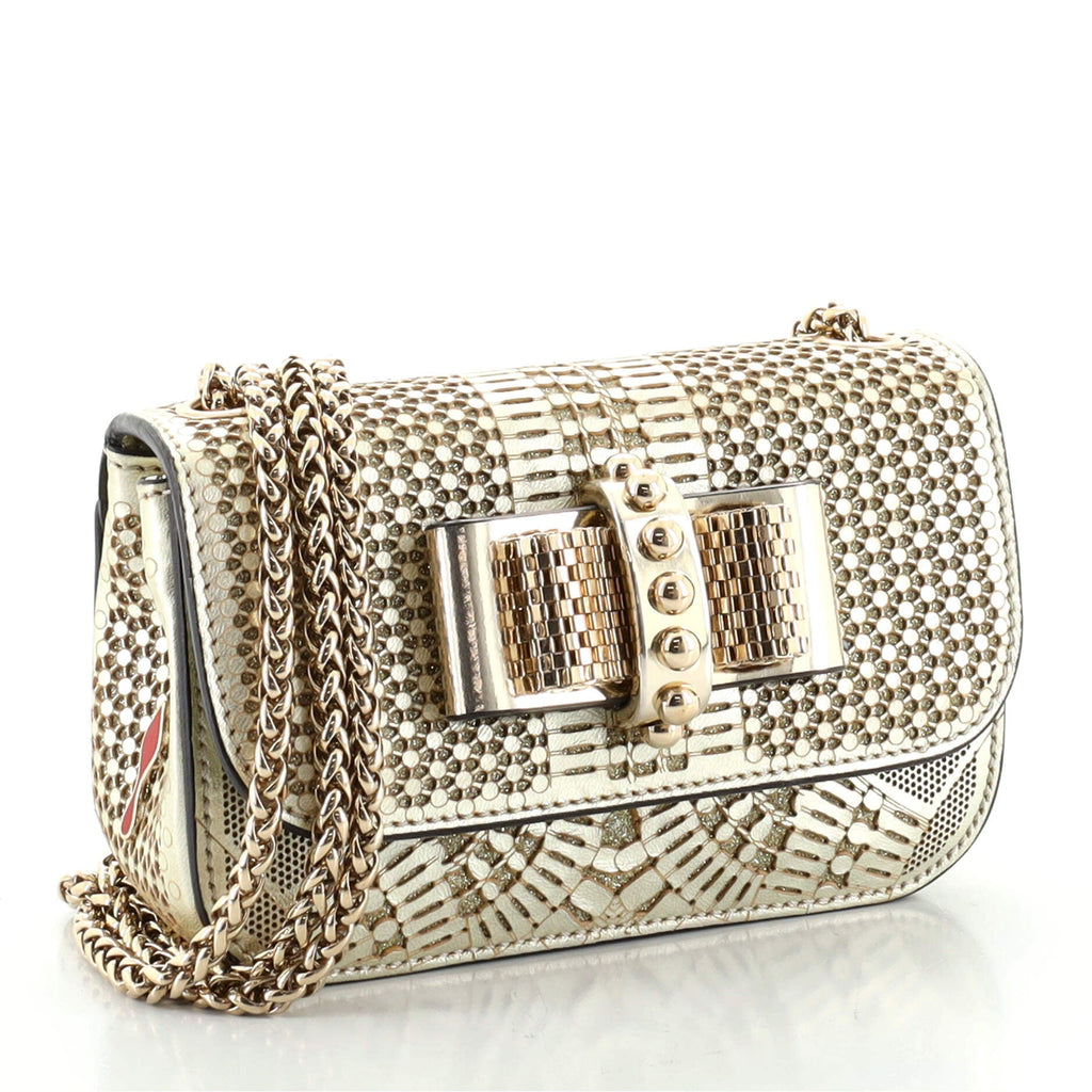 Sweet Charity Crossbody Bag Laser Cut Leather Mini