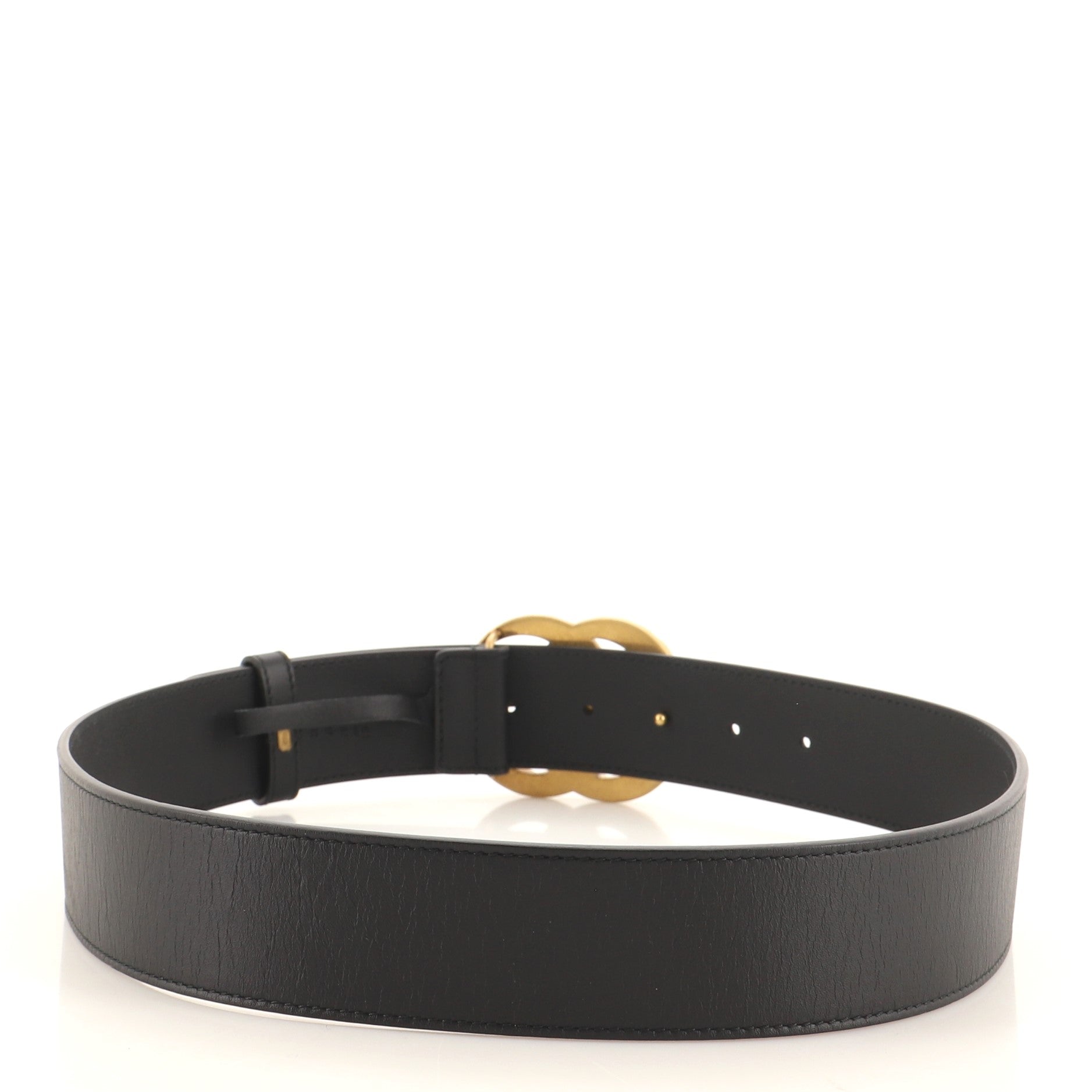Pearly GG Marmont Belt Leather Wide 80