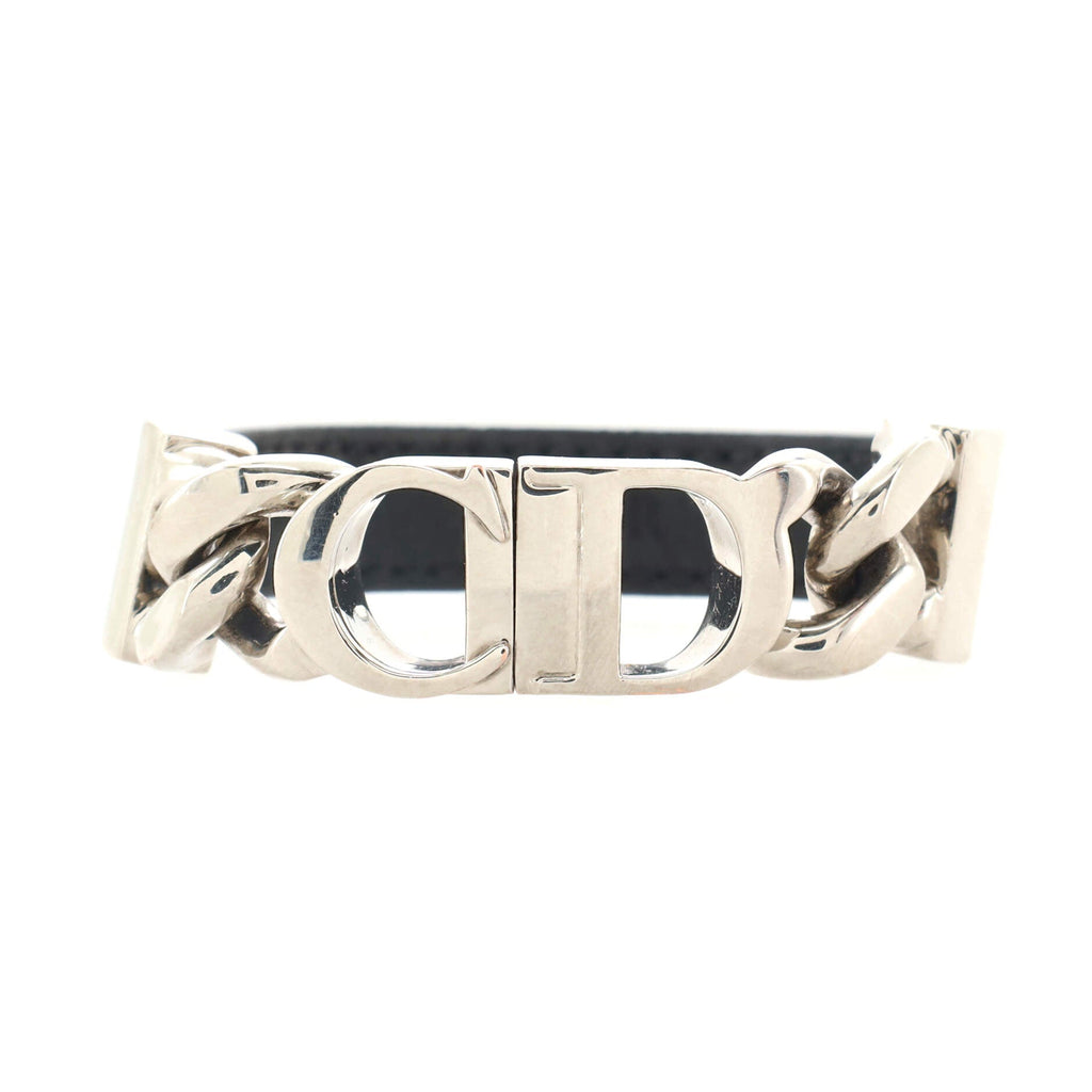 CD Icon Bracelet Leather with Metal