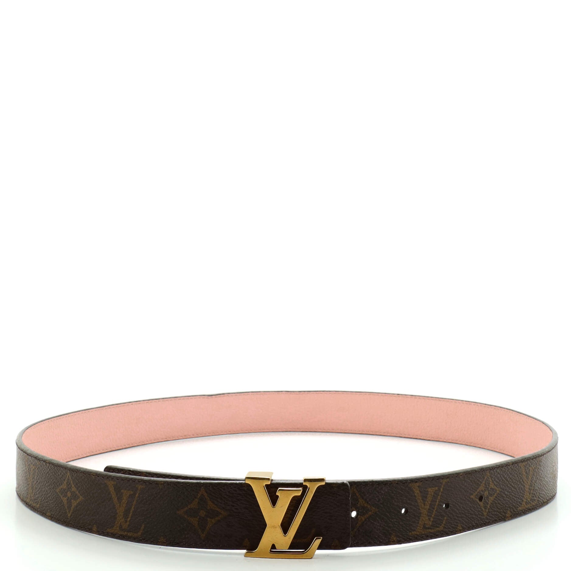 LV Initiales Reversible Belt Monogram Canvas and Leather Medium 90