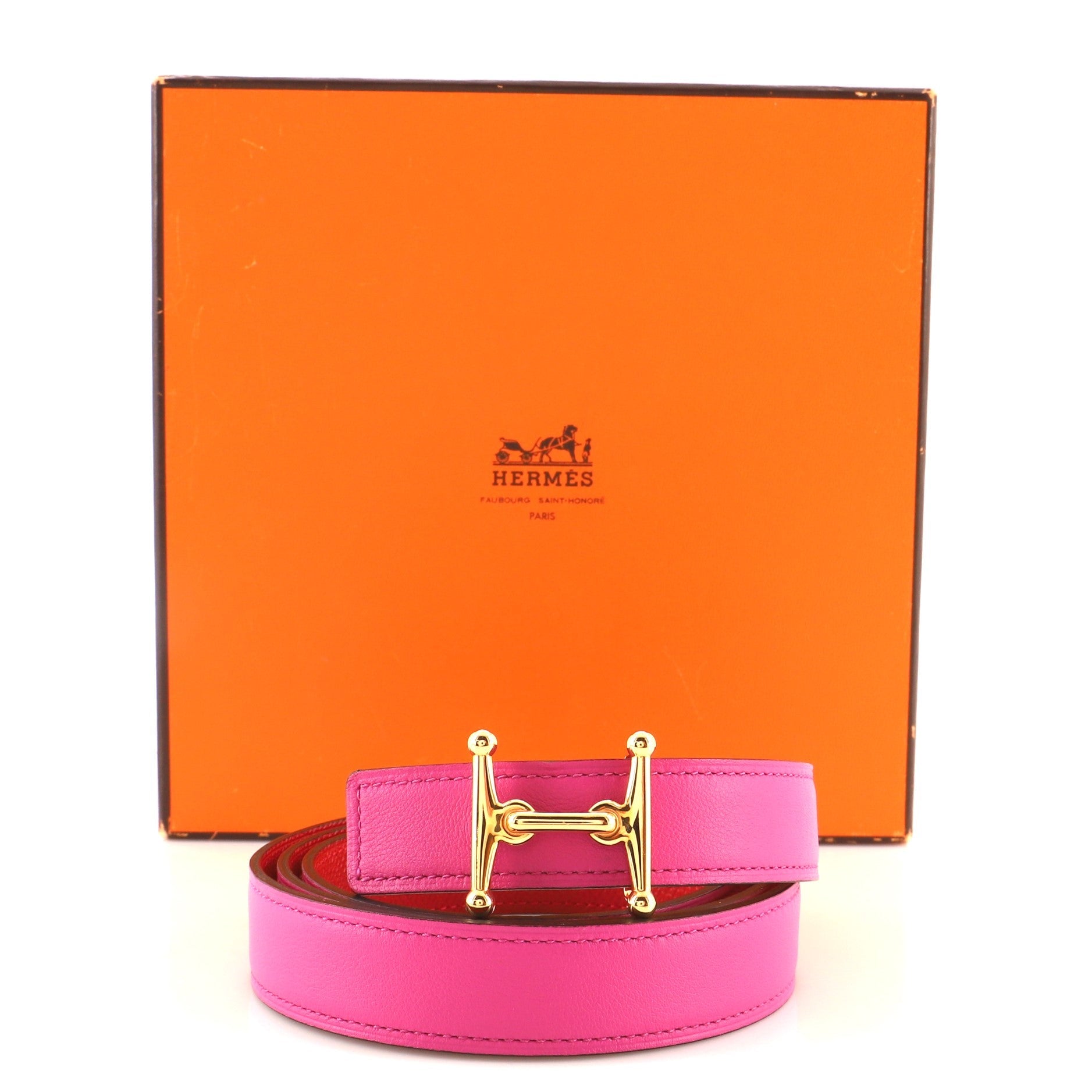 Mors H Reversible Belt Leather Thin 95