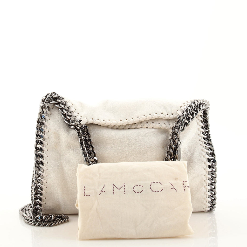 Falabella Fold Over Crossbody Bag Shaggy Deer Mini