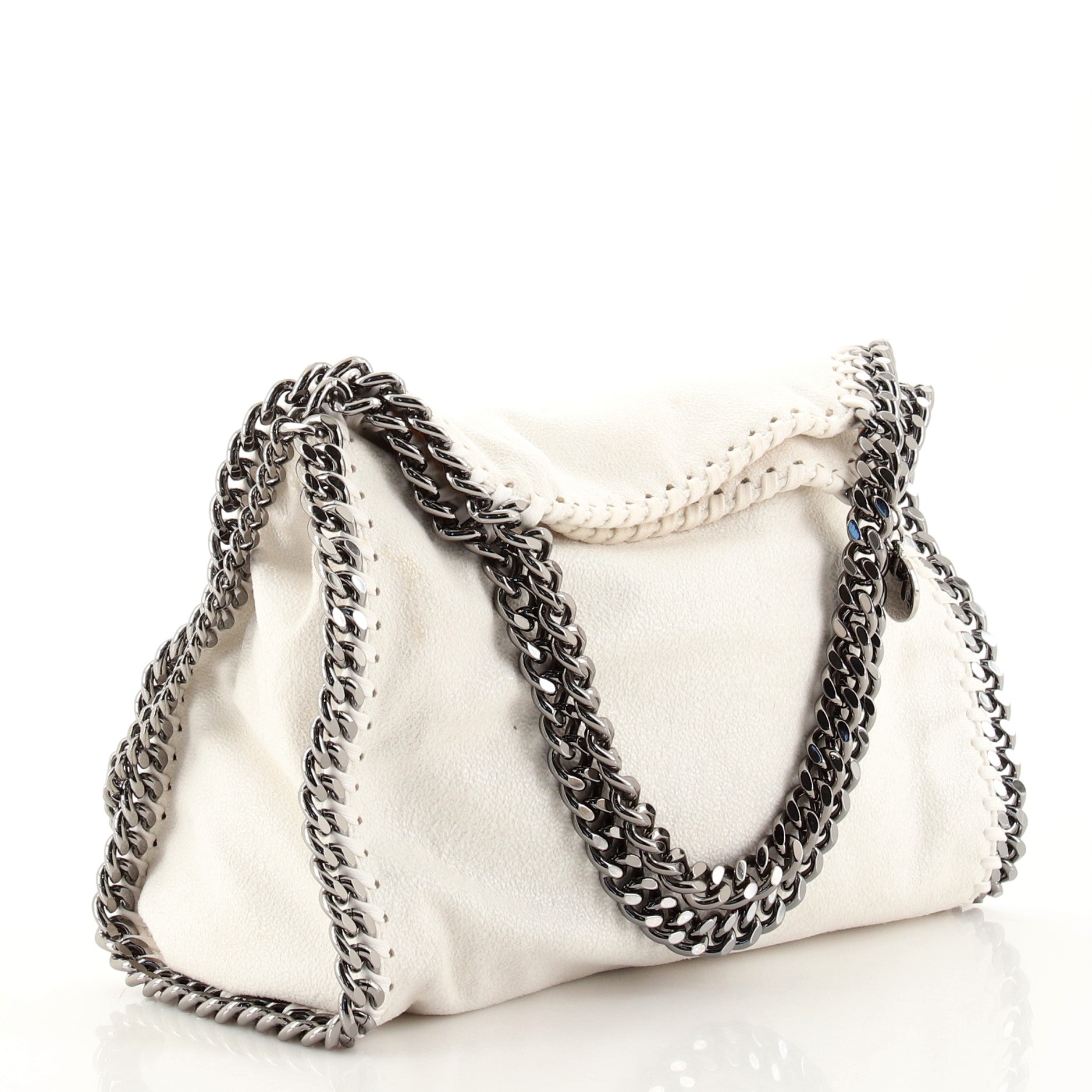 Falabella Fold Over Crossbody Bag Shaggy Deer Mini
