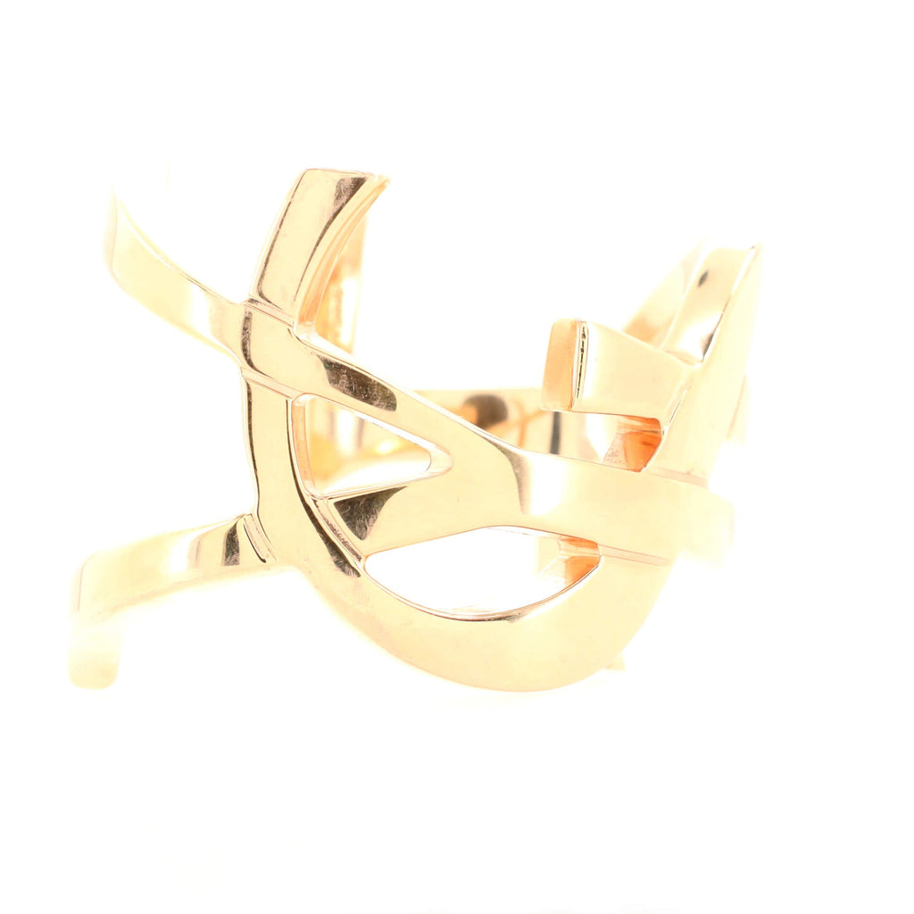 Monogram Cuff Bracelet Metal