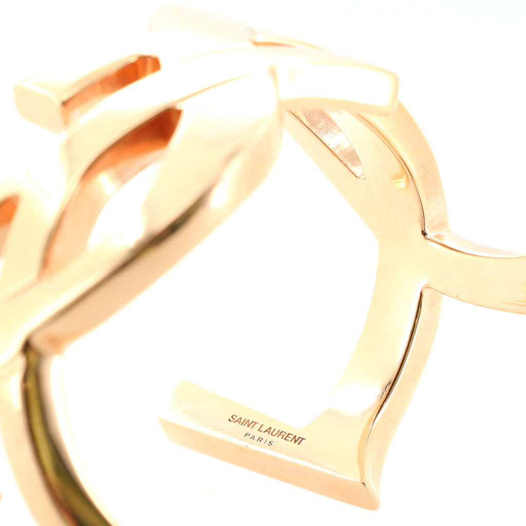 Monogram Cuff Bracelet Metal