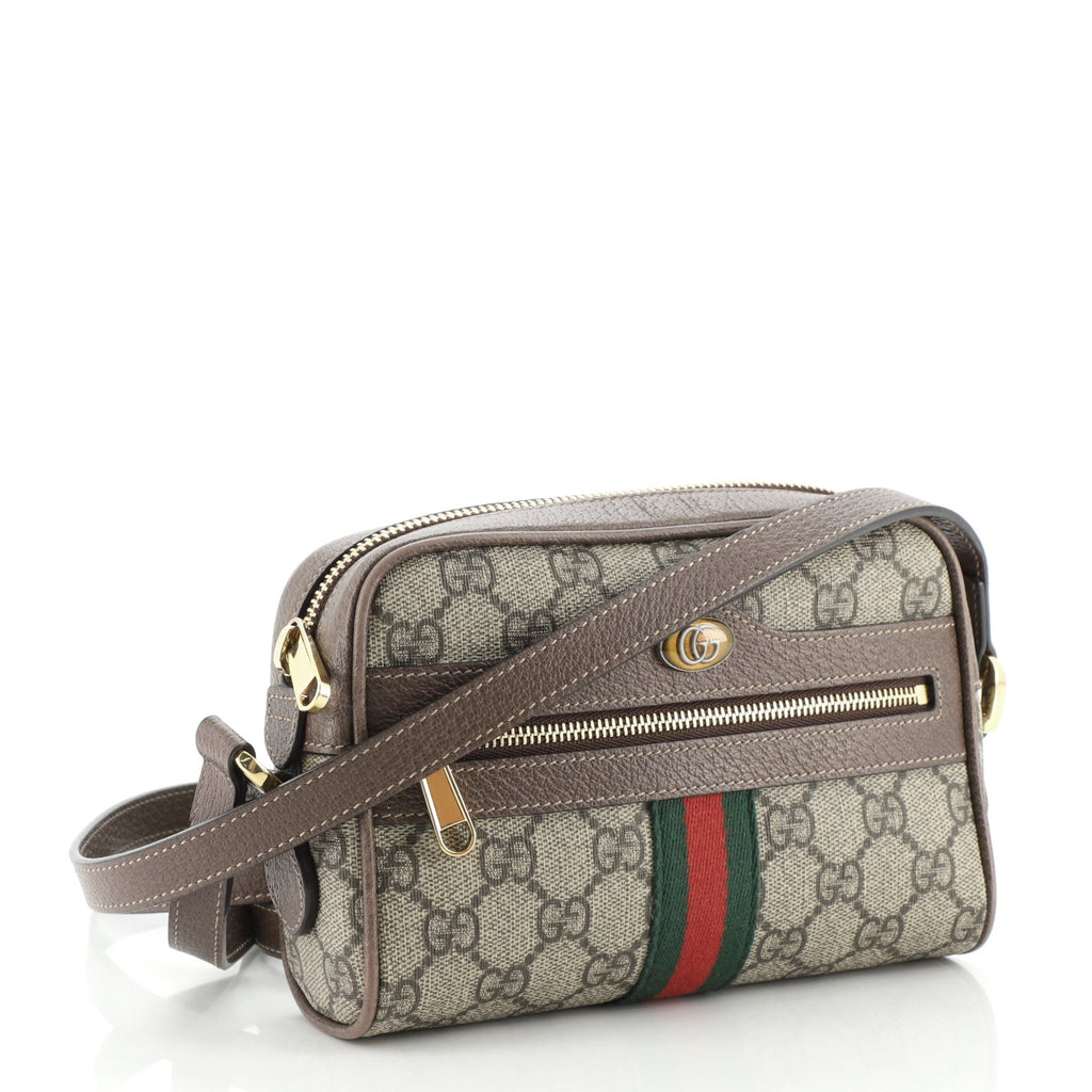 Ophidia Shoulder Bag GG Coated Canvas Mini