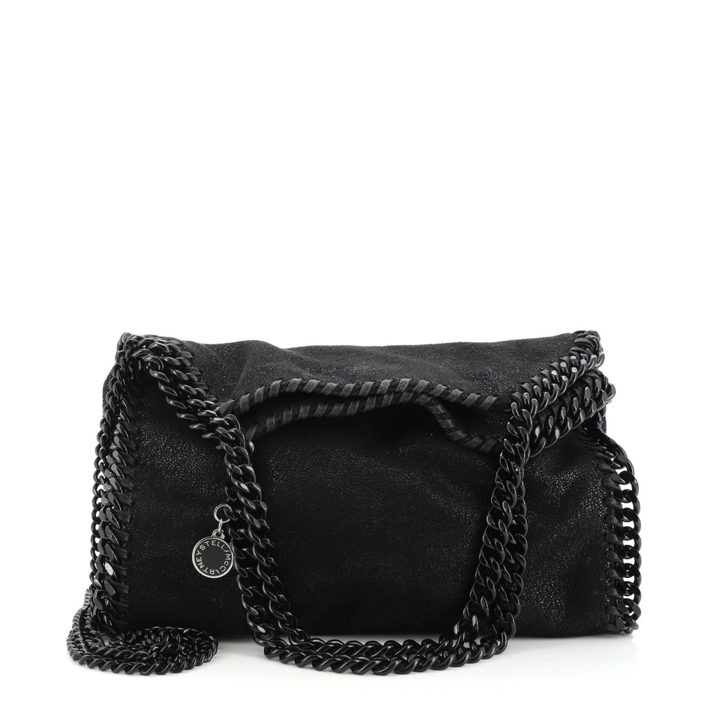 Falabella Fold Over Crossbody Bag Shaggy Deer Mini
