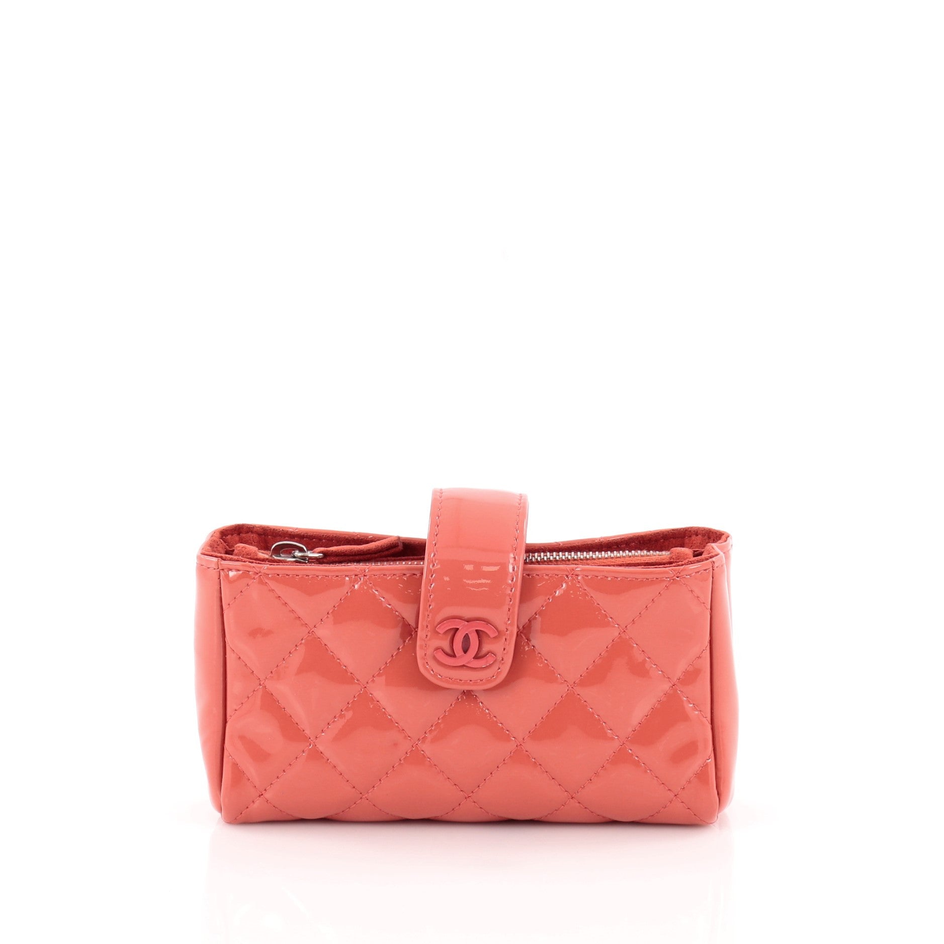 Phone Holder Clutch Quilted Patent Mini