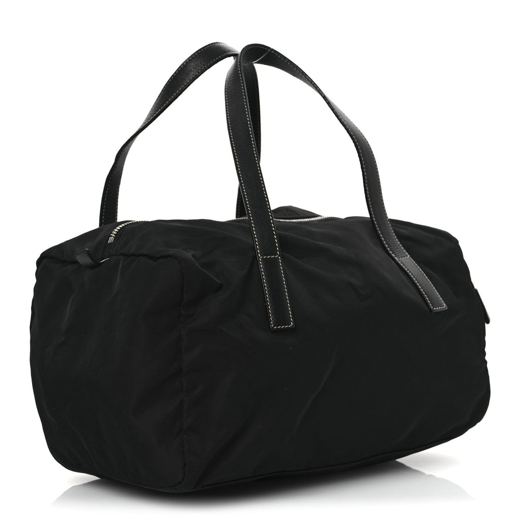 Tessuto Nylon Semitracolla Shoulder Bag Black