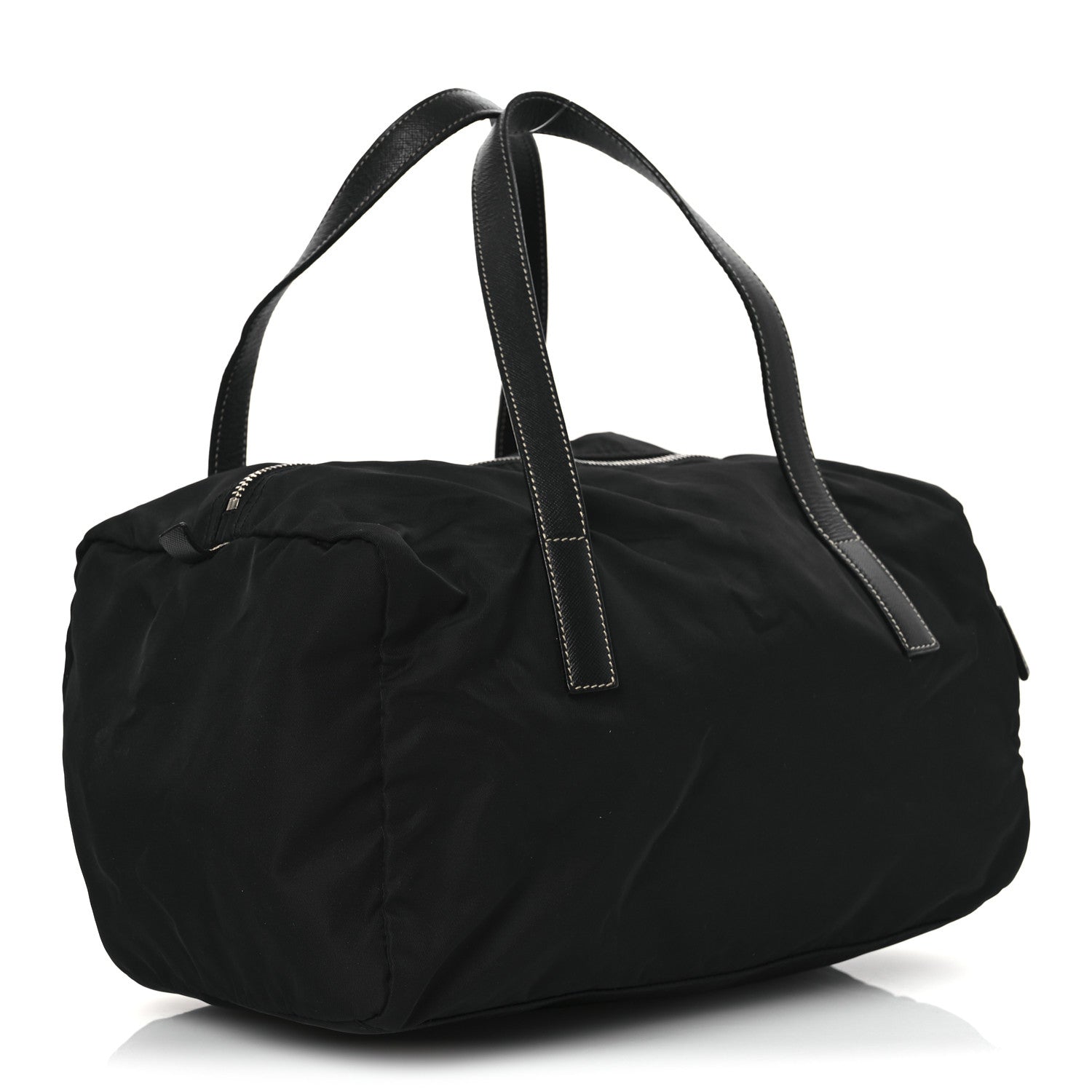 Tessuto Nylon Semitracolla Shoulder Bag Black