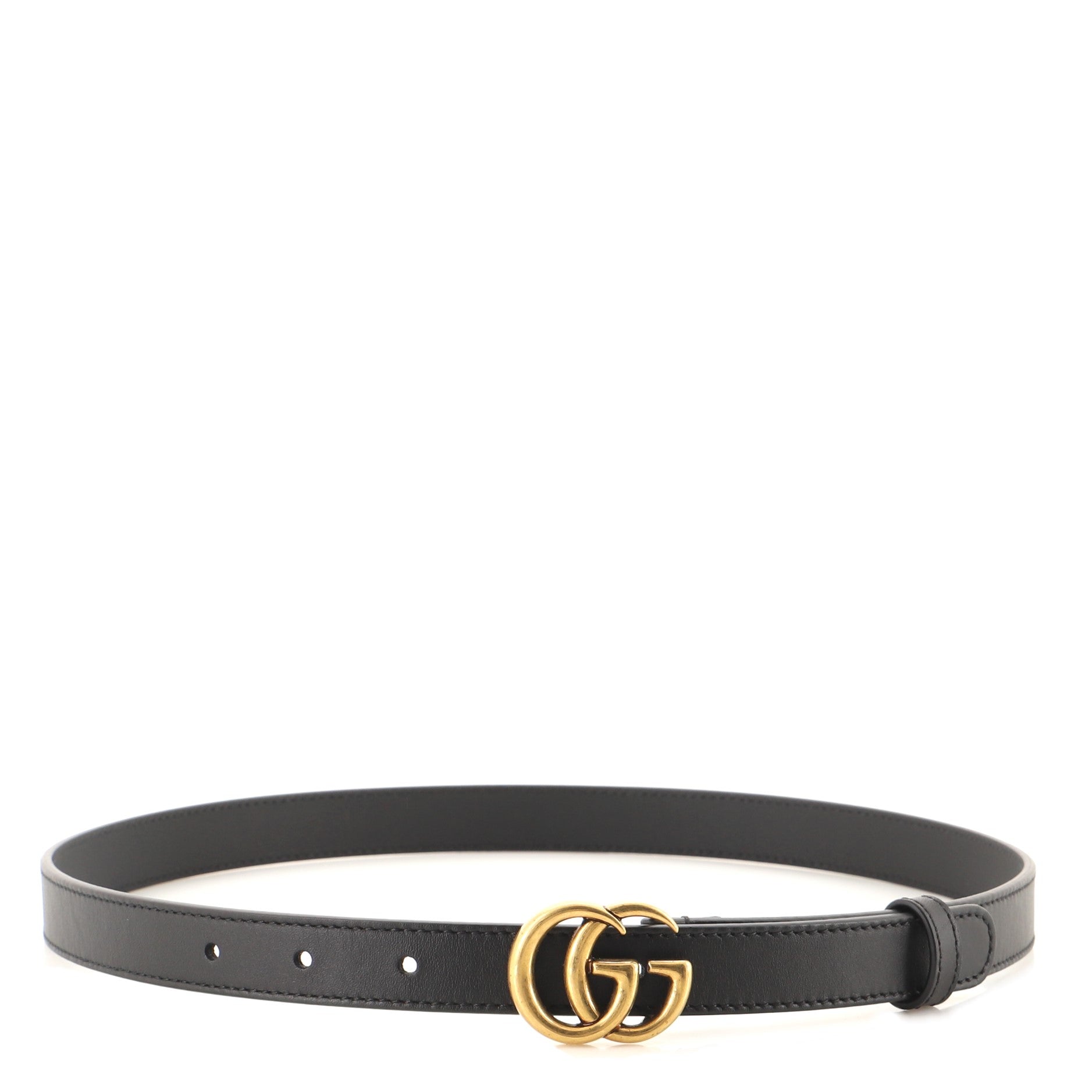 GG Marmont Belt Leather Thin 75