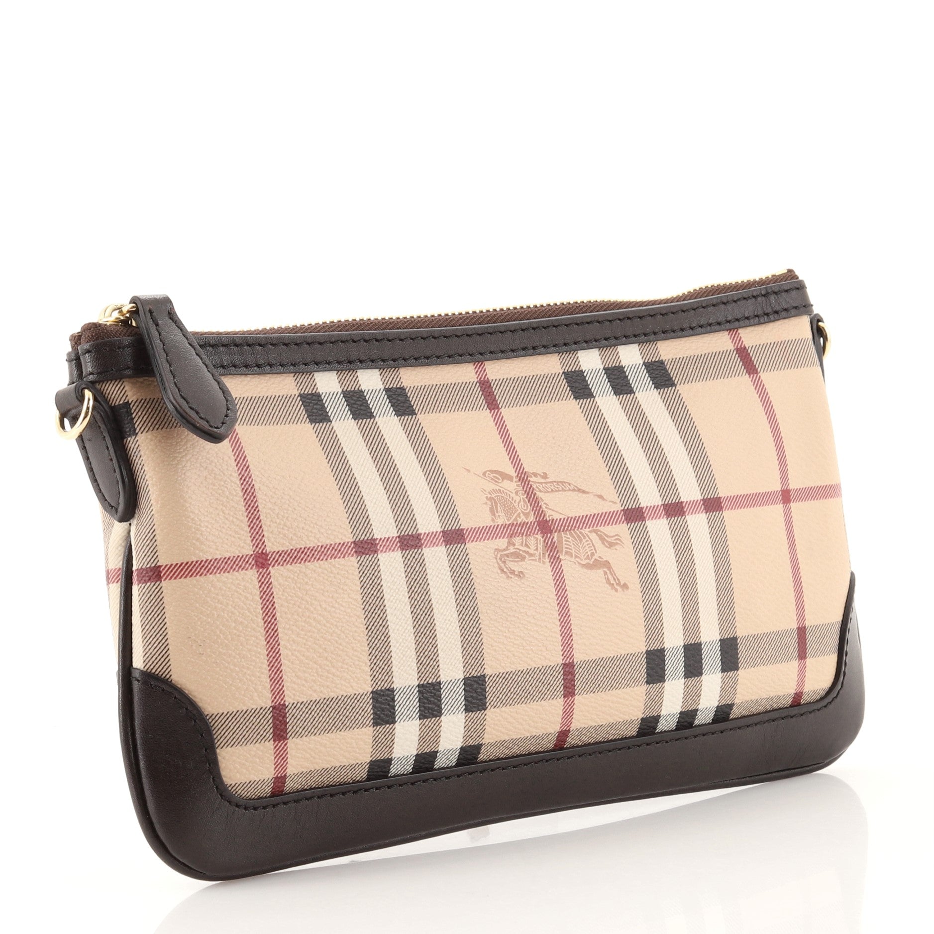 Peyton Crossbody Clutch Haymarket Coated Canvas Small