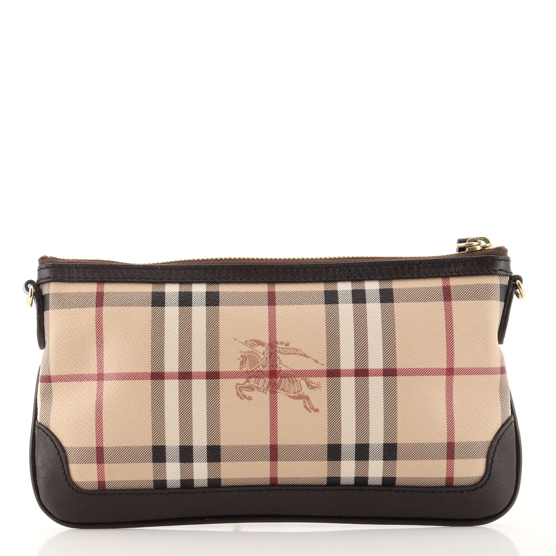 Peyton Crossbody Clutch Haymarket Coated Canvas Small