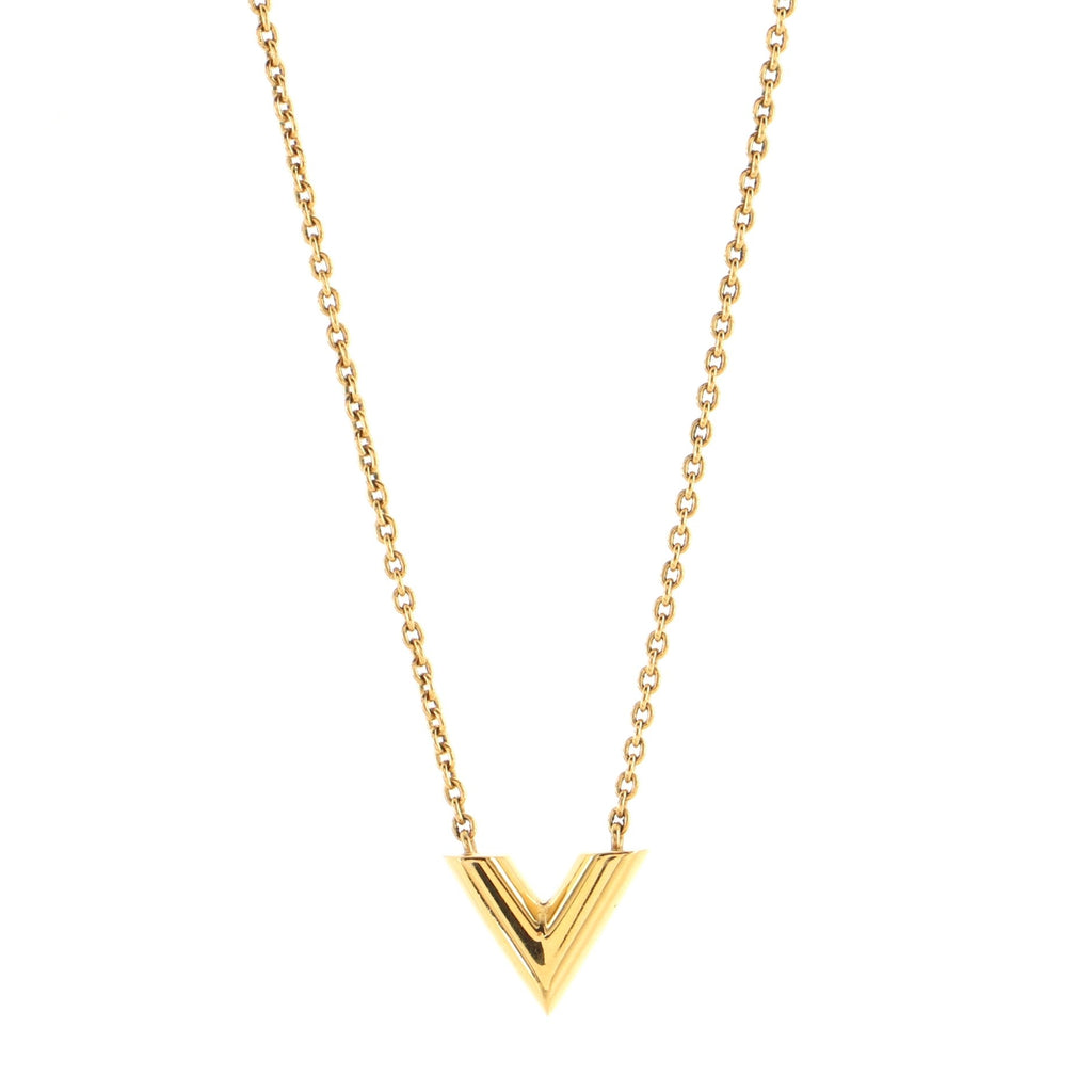 Essential V Necklace Metal