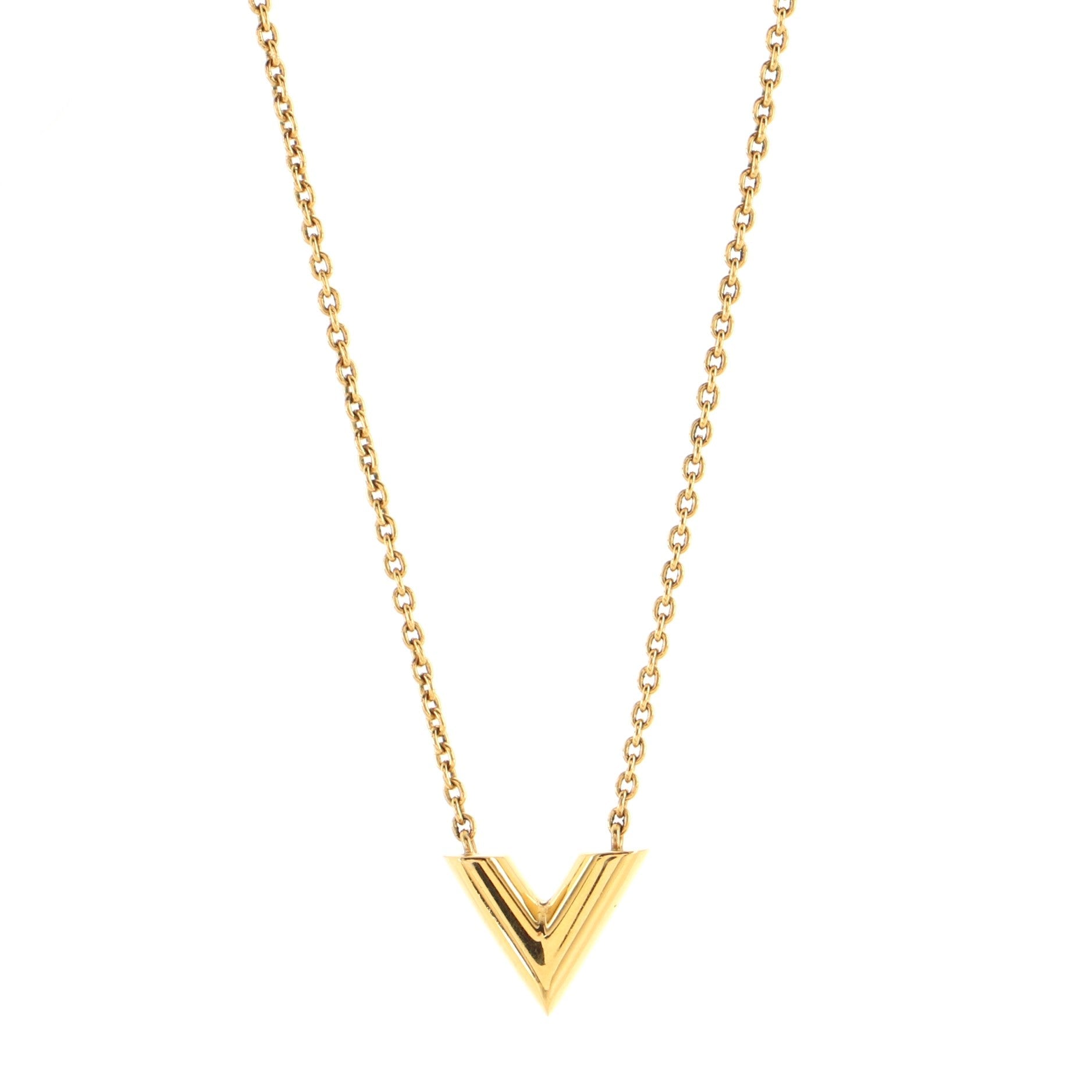 Essential V Necklace Metal
