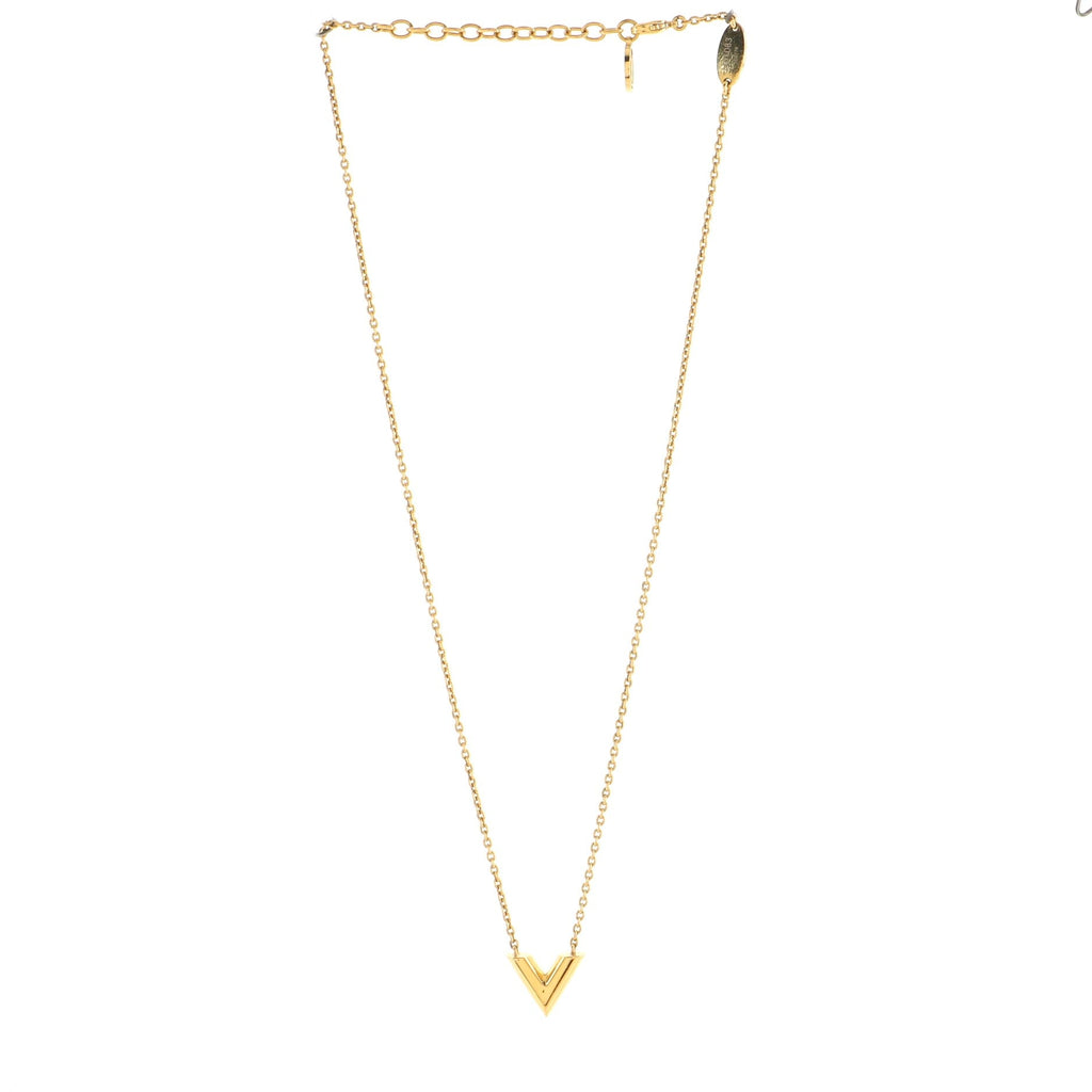 Essential V Necklace Metal