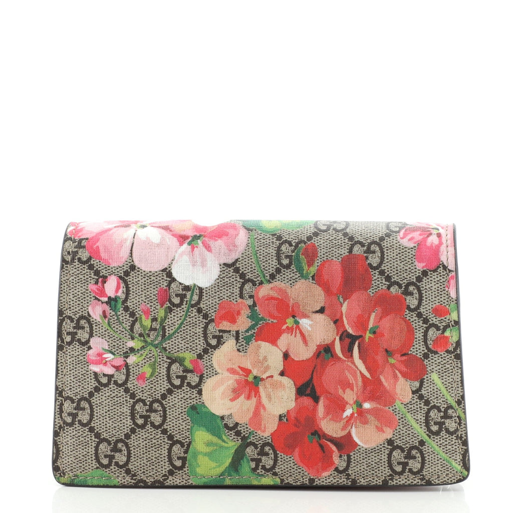 Dionysus Bag Blooms Print GG Coated Canvas Super Mini