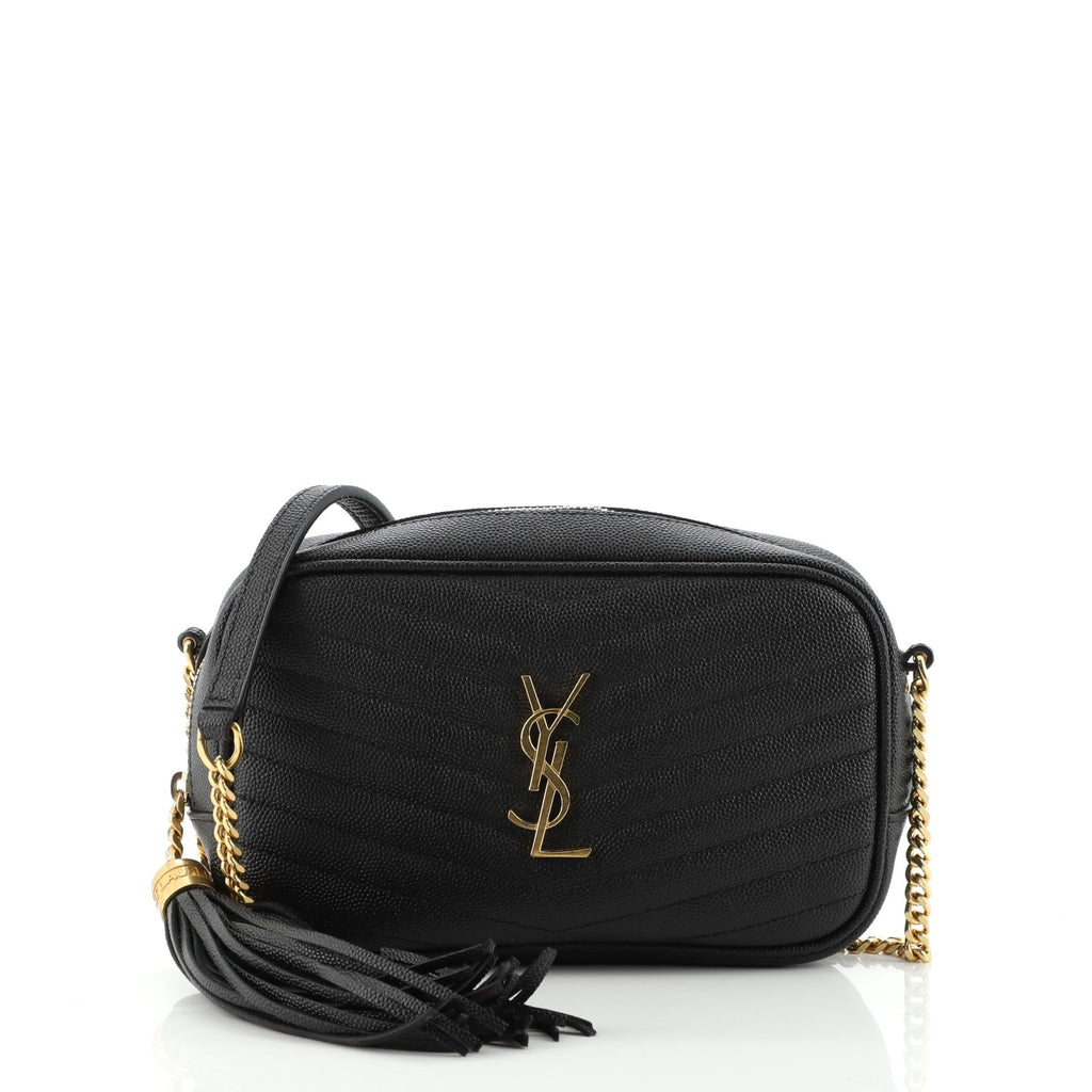 Lou Camera Bag Matelasse Chevron Leather Mini