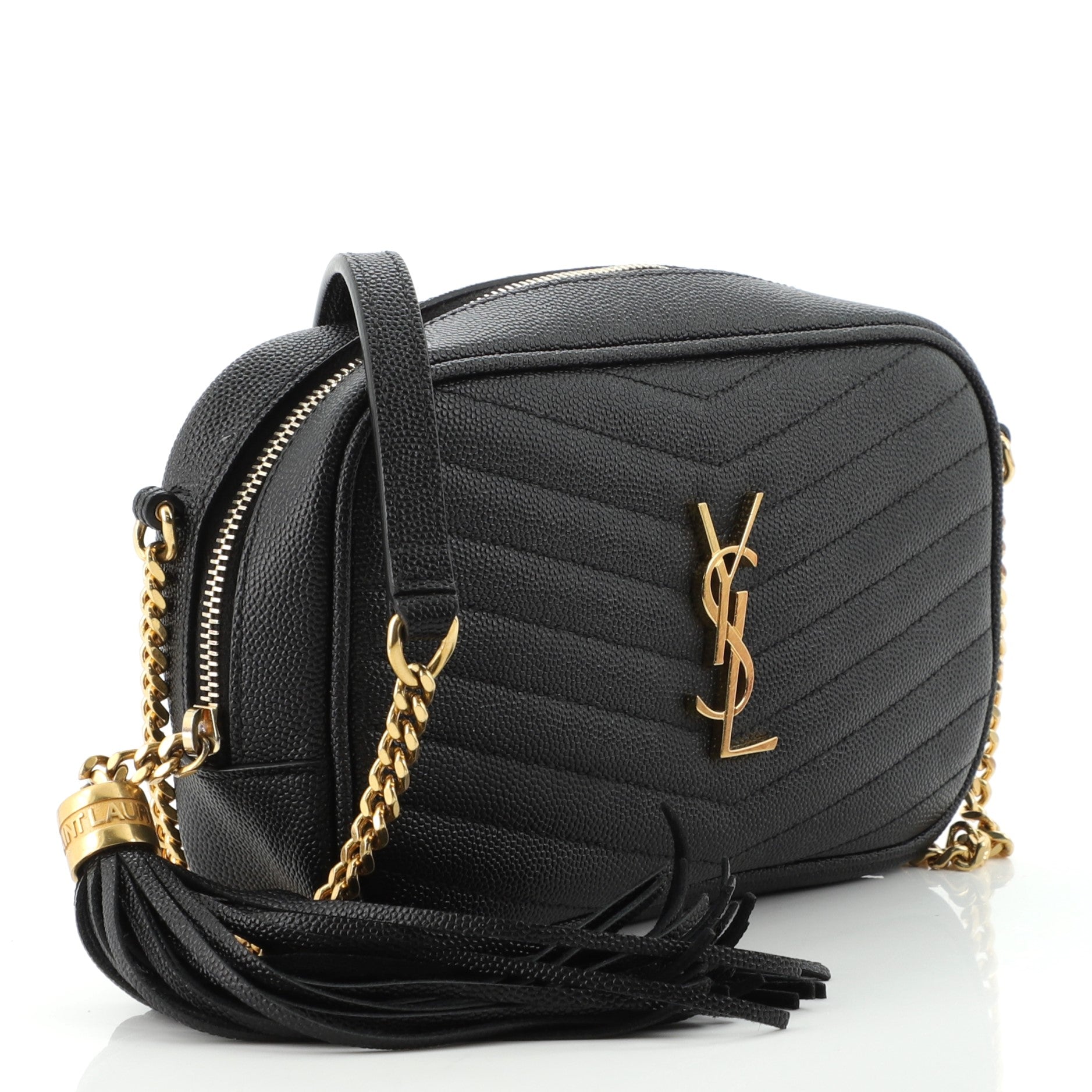 Lou Camera Bag Matelasse Chevron Leather Mini
